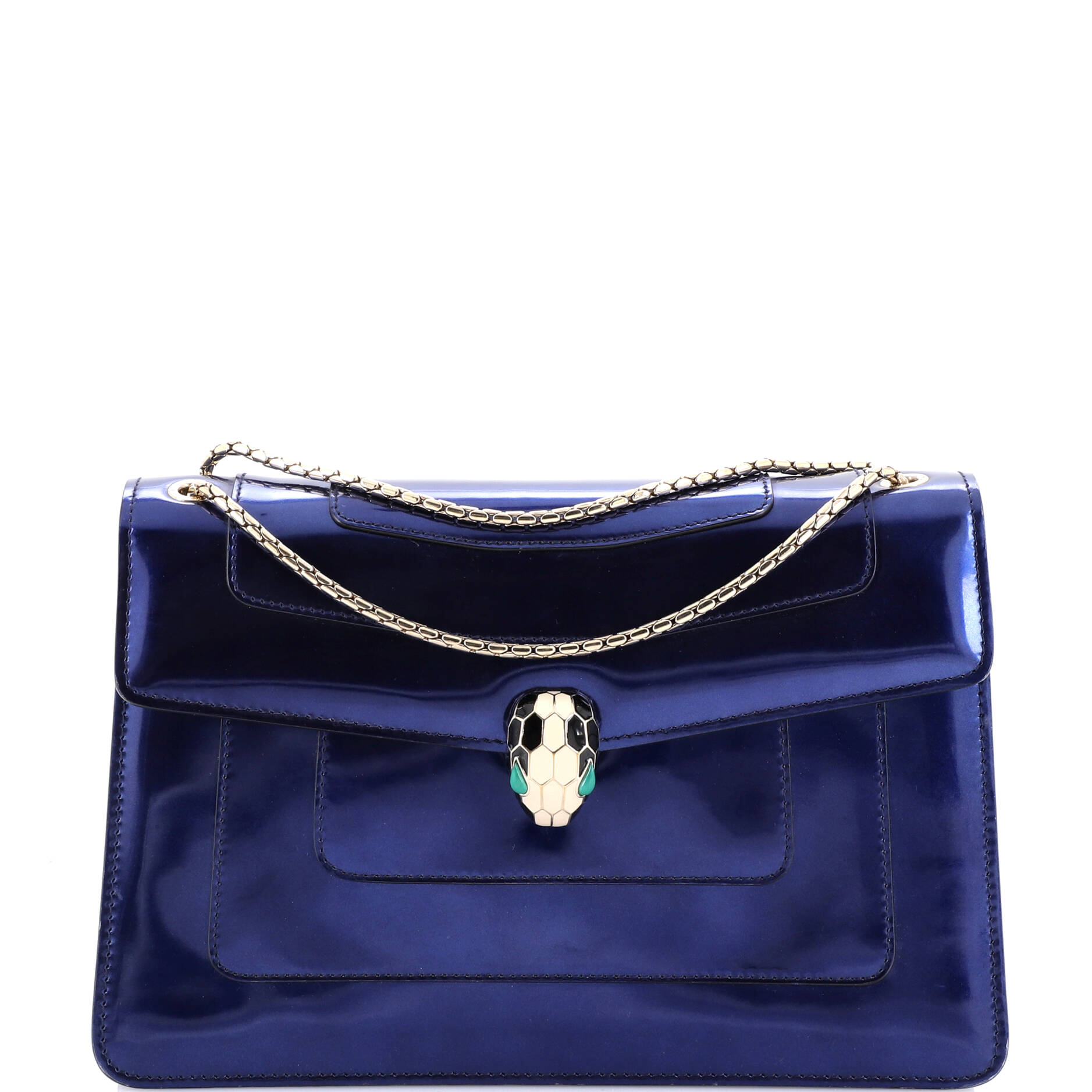 Serpenti Forever Shoulder Bag Patent Medium
