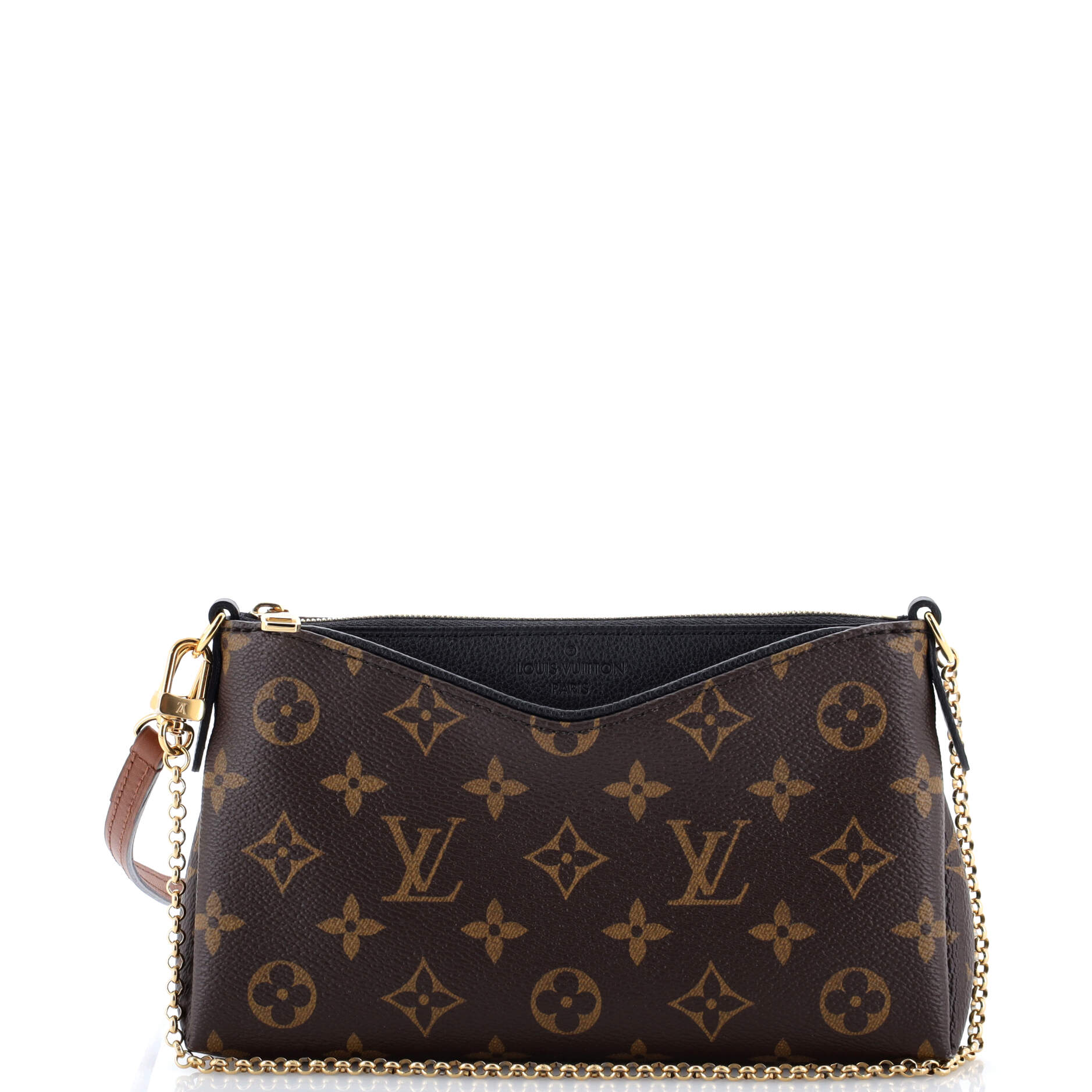 Pallas Clutch Monogram Canvas with Leather