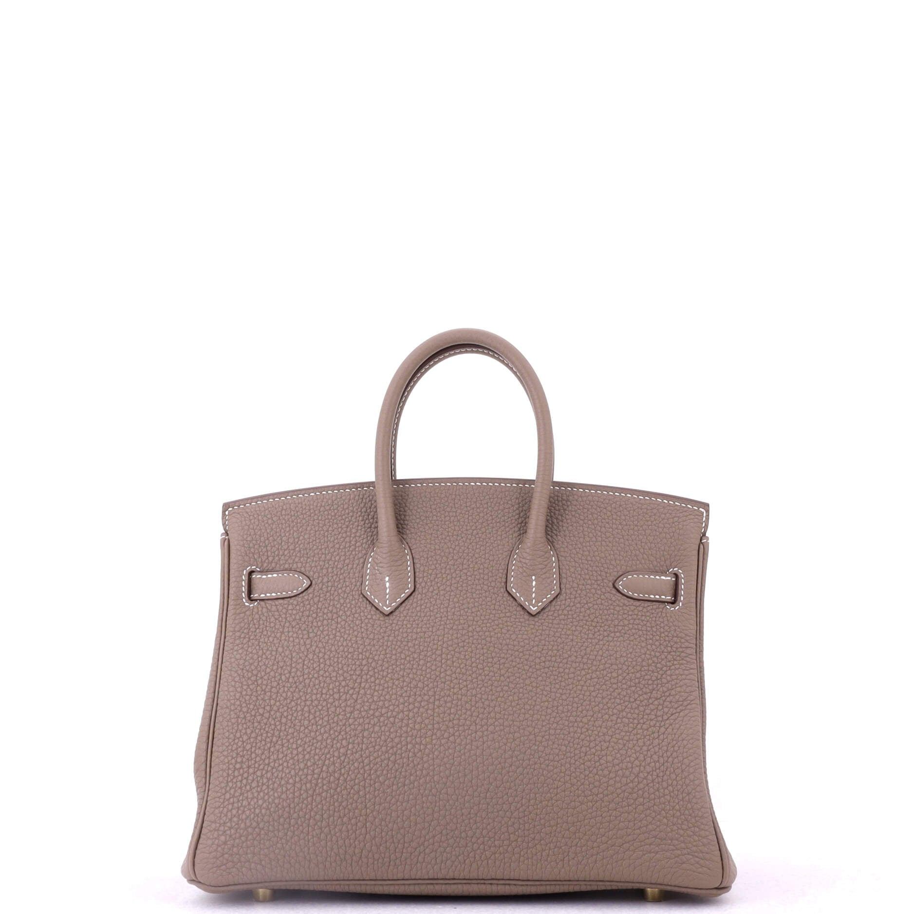 Birkin Handbag Grey Togo with Gold Hardware 25