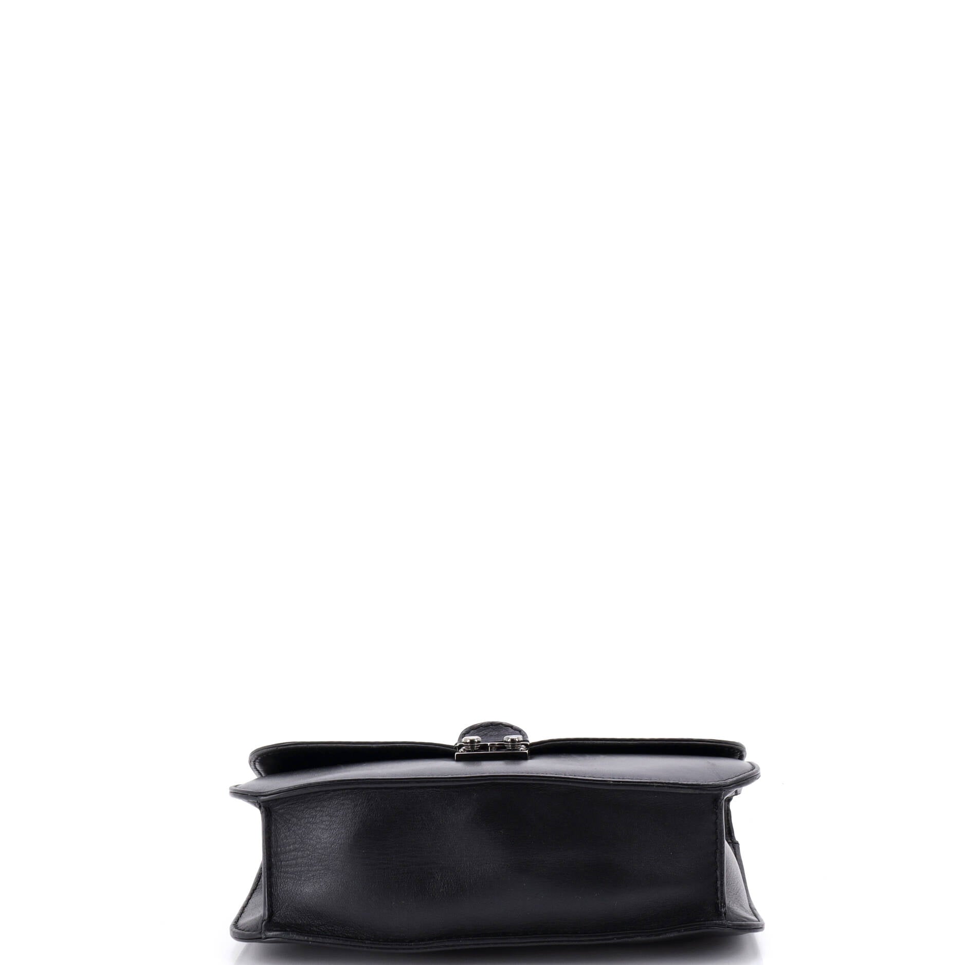 Glam Lock Shoulder Bag Leather Medium