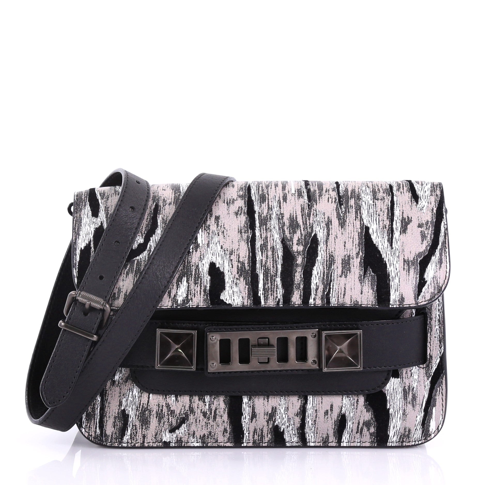 PS11 Crossbody Bag Printed Leather Mini