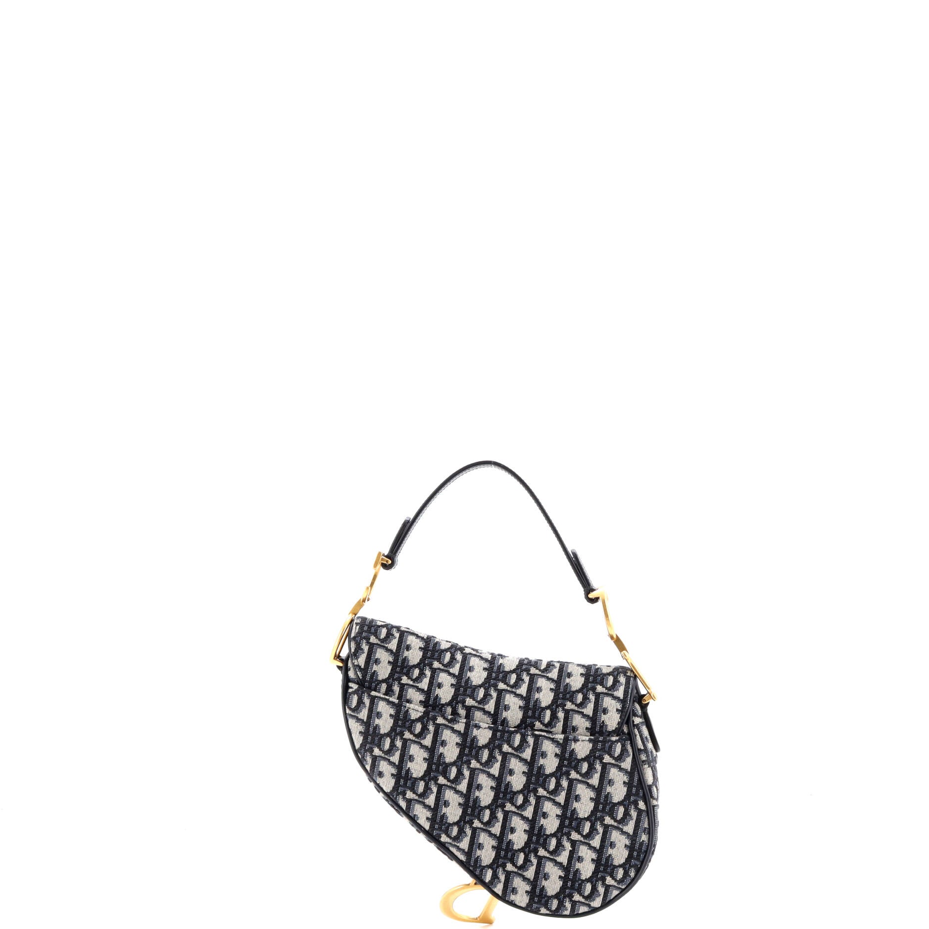 Saddle Handbag Oblique Canvas Mini