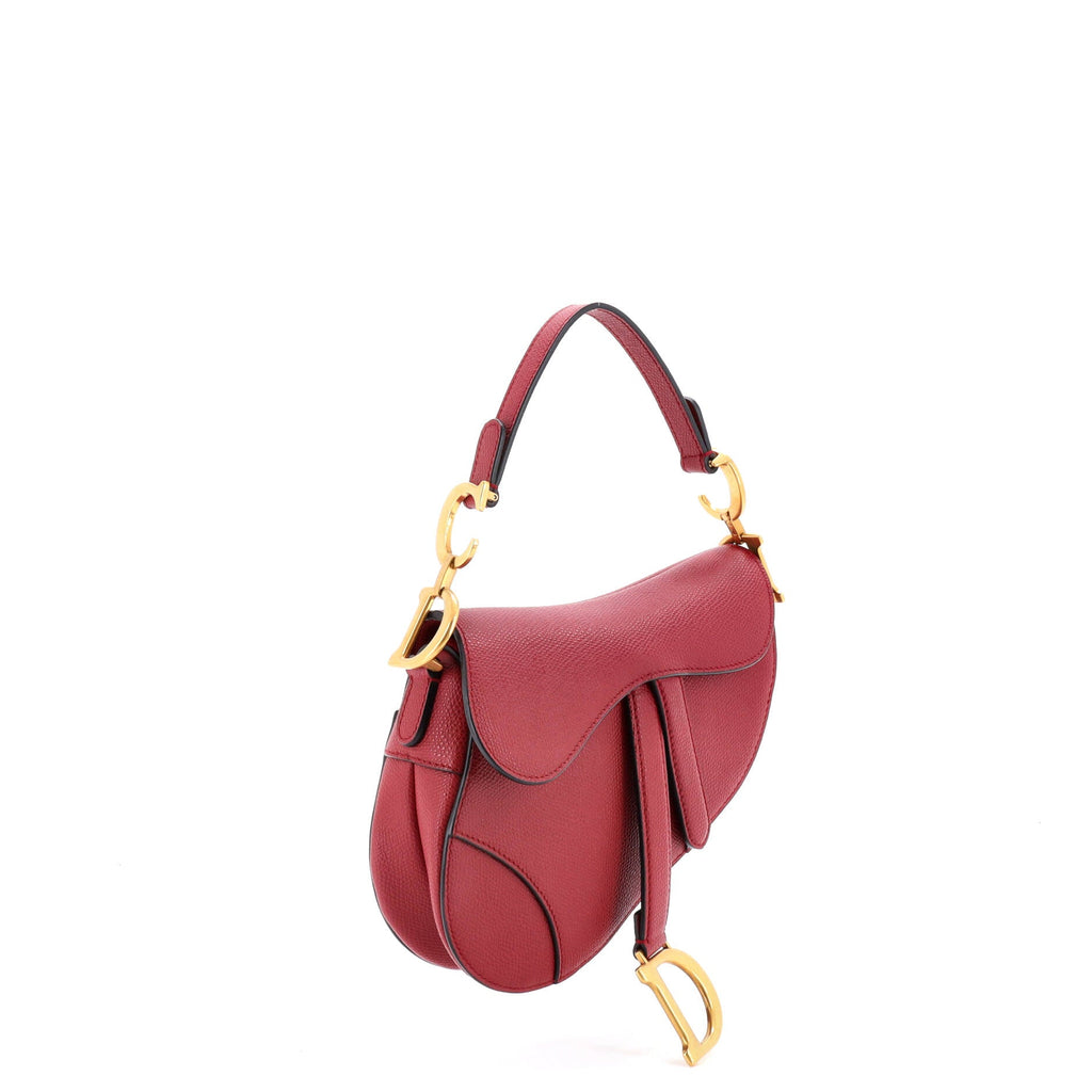 Saddle Handbag Leather Mini
