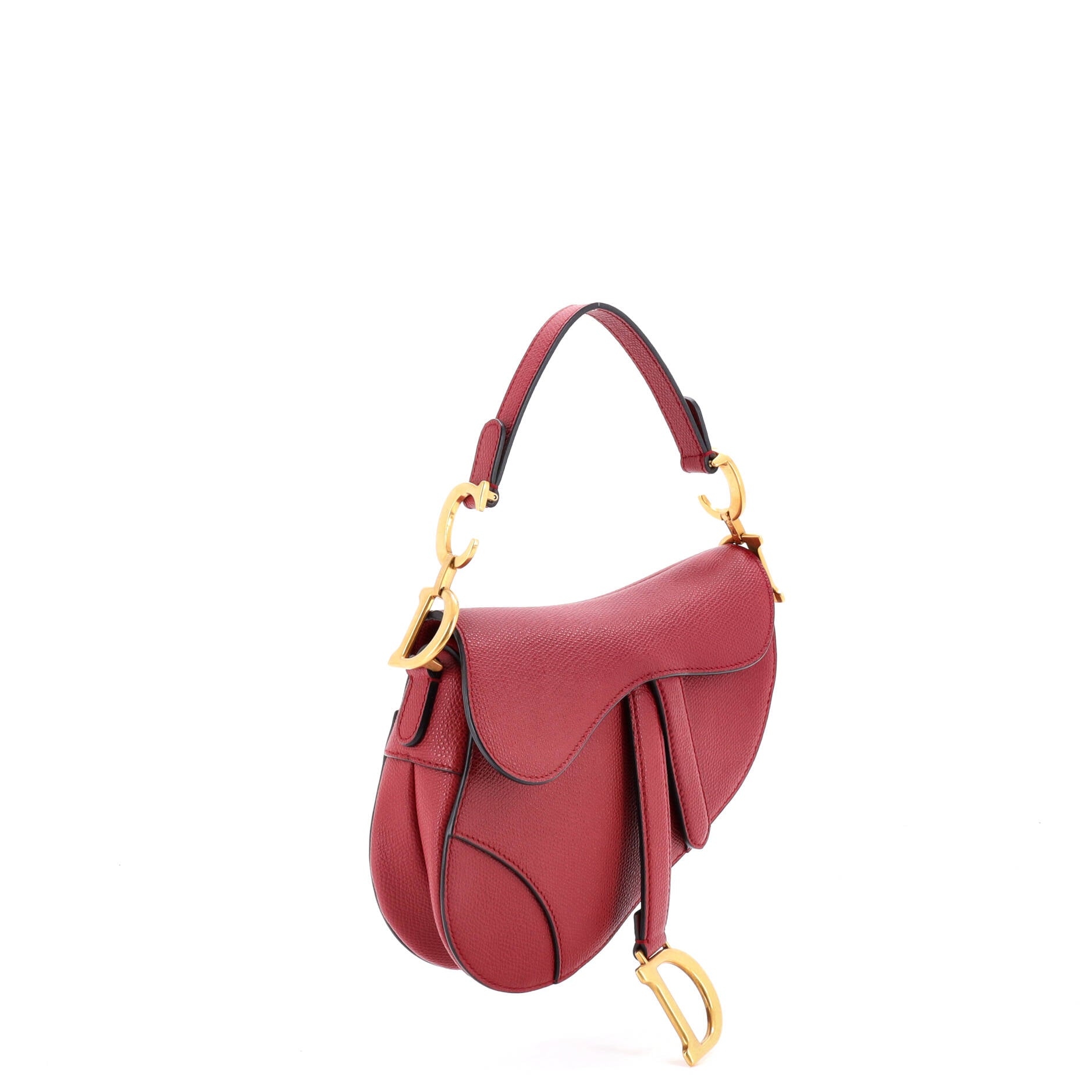 Saddle Handbag Leather Mini