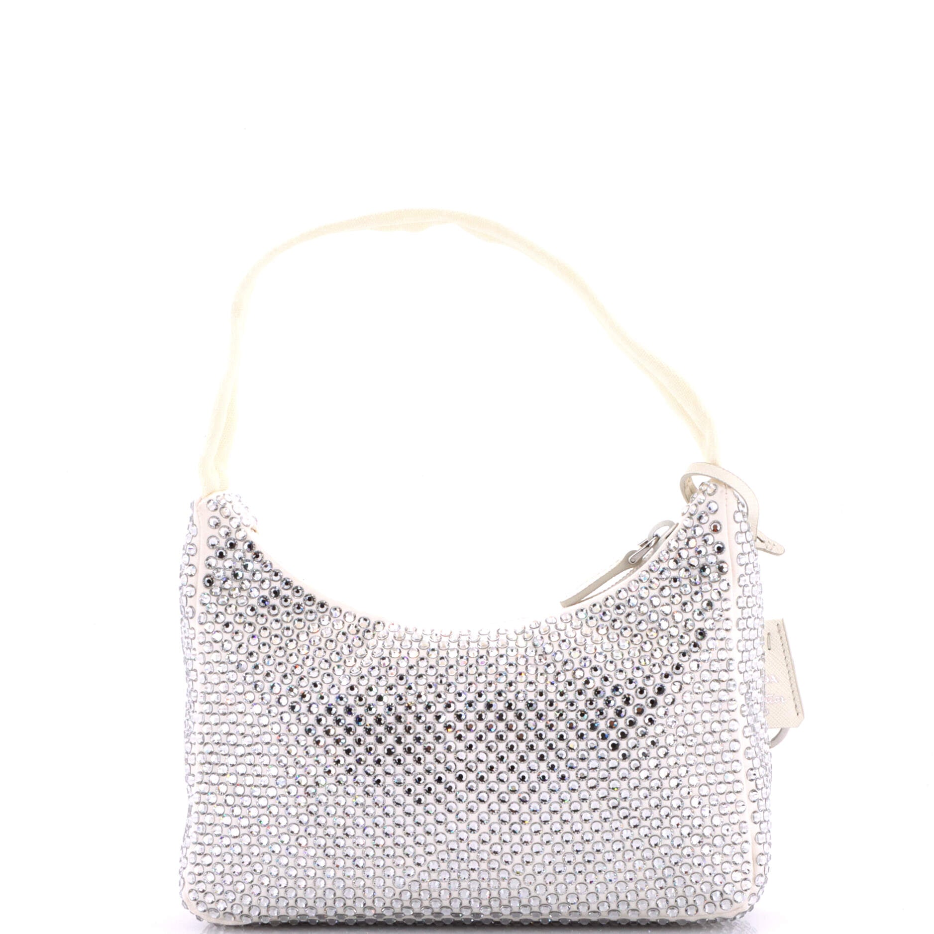 Re-Edition 2000 Hobo Crystal Embellished Satin Mini