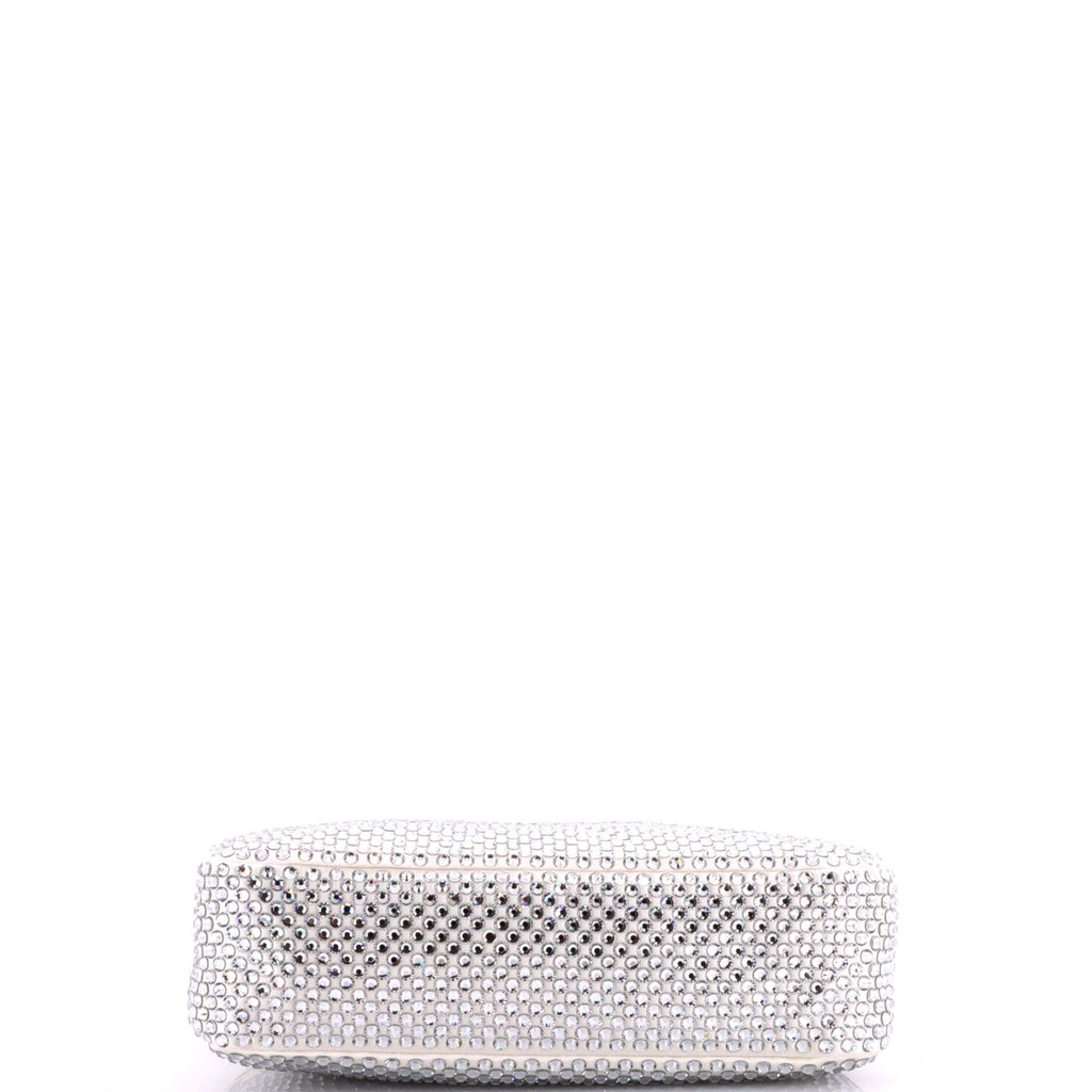Re-Edition 2000 Hobo Crystal Embellished Satin Mini