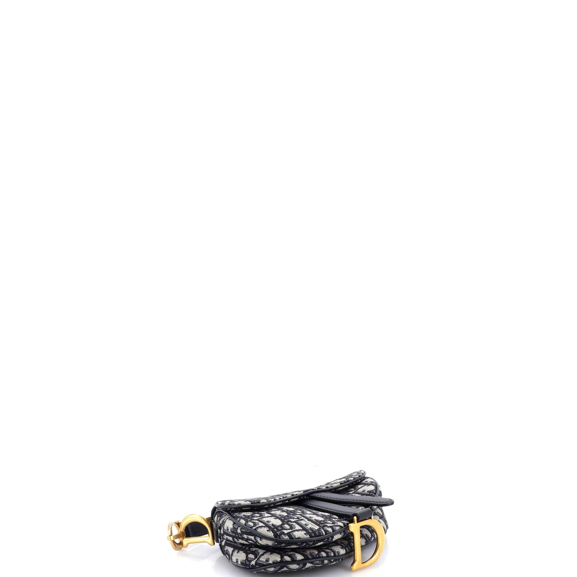 Saddle Handbag Oblique Canvas Mini
