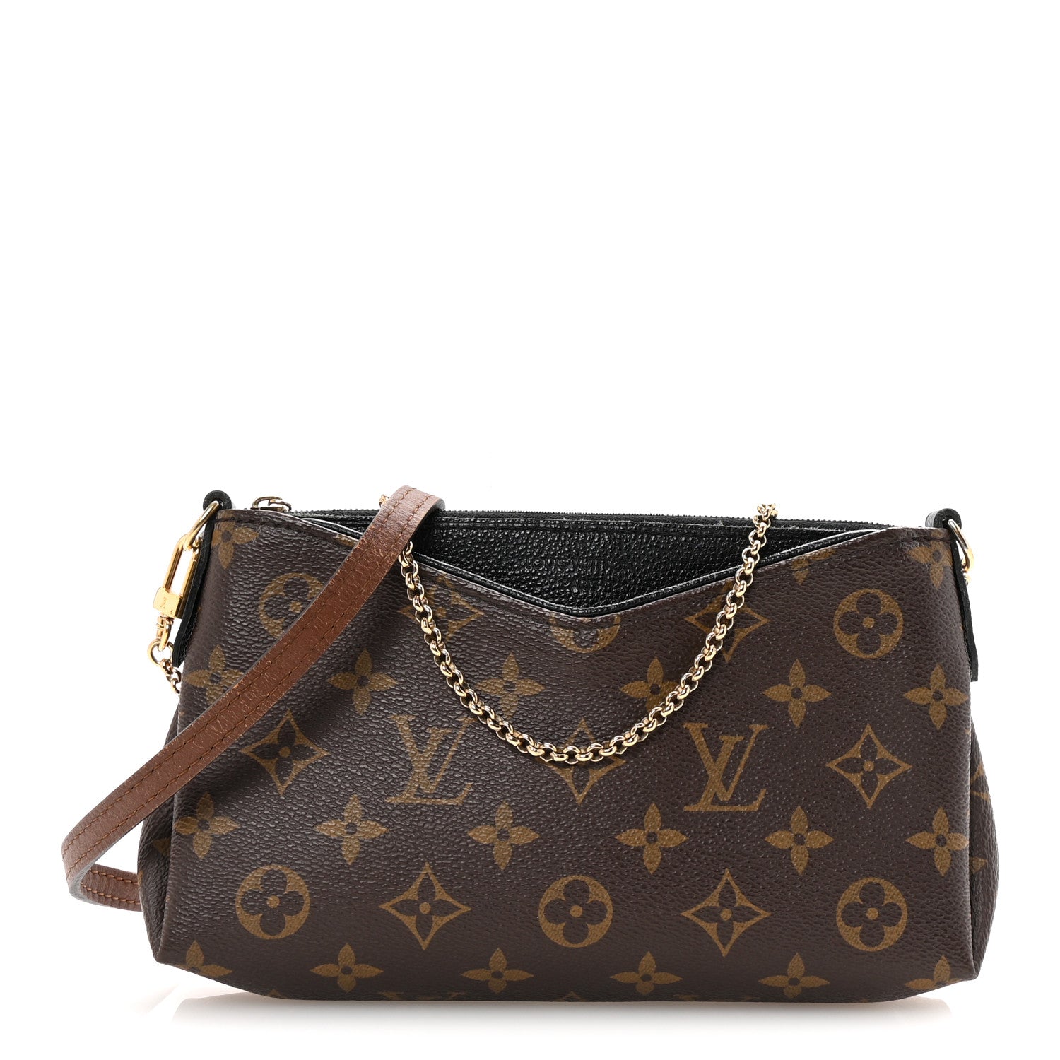 Monogram Pallas Clutch Black