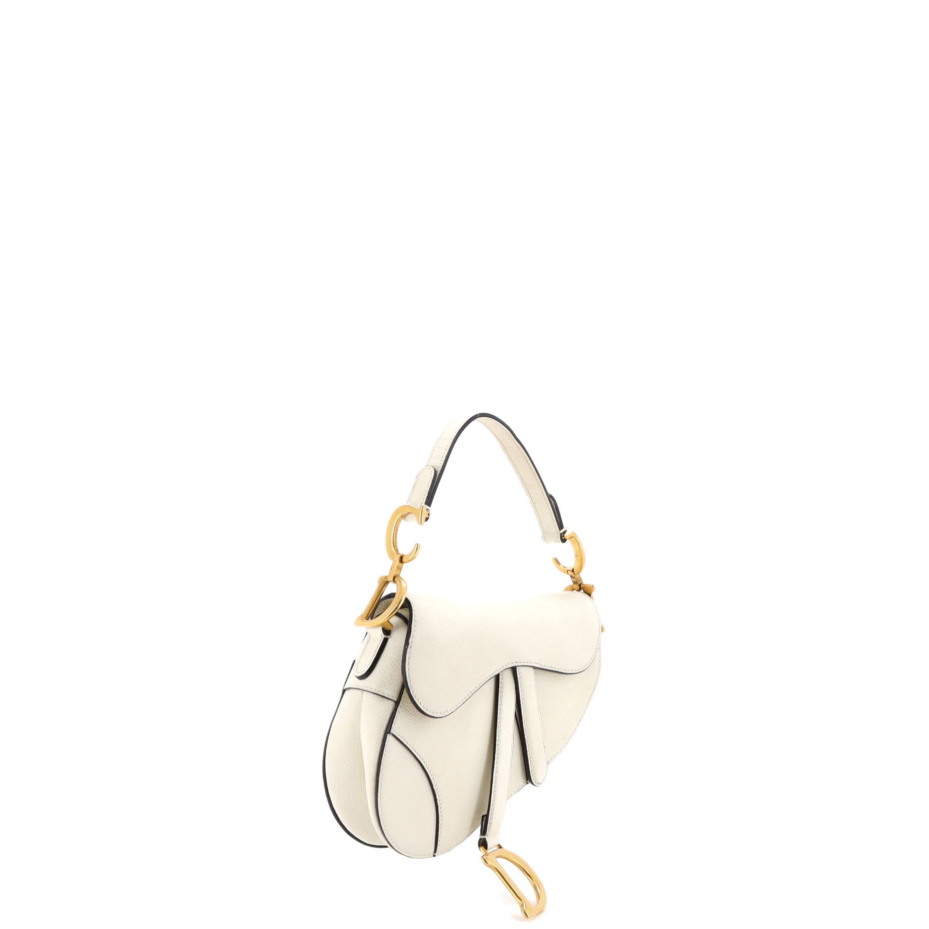 Saddle Handbag Leather Mini