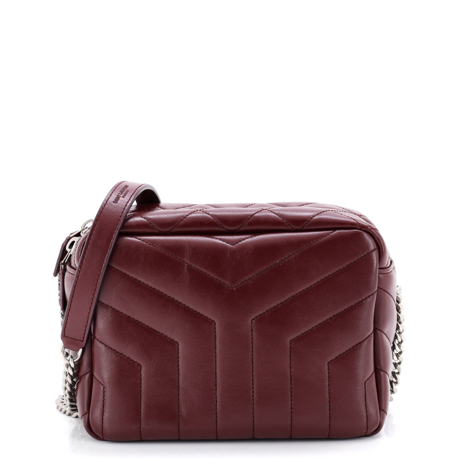 LouLou Bowling Bag Matelasse Chevron Leather Mini