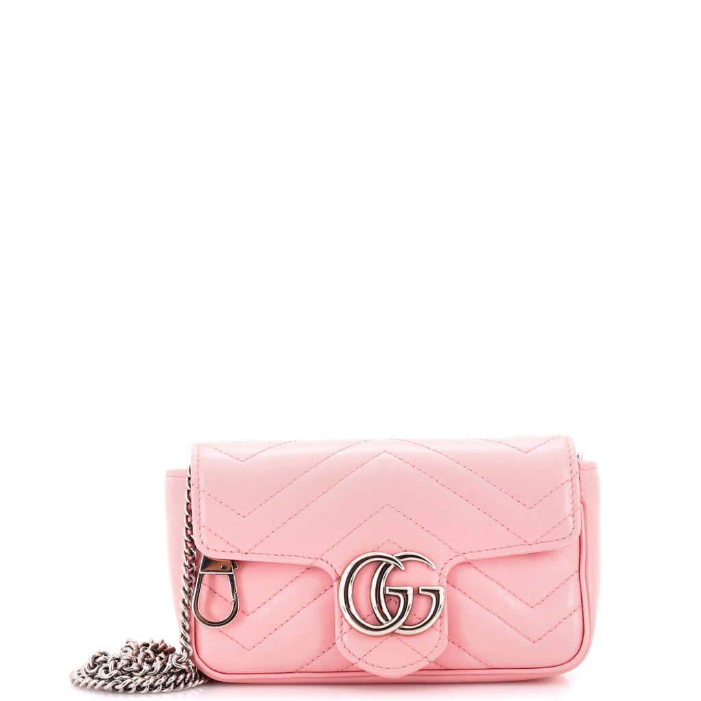 GG Marmont Flap Bag Matelasse Leather Super Mini