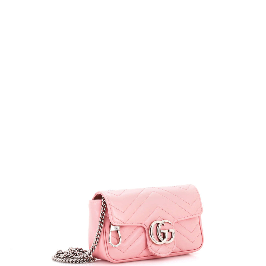 GG Marmont Flap Bag Matelasse Leather Super Mini