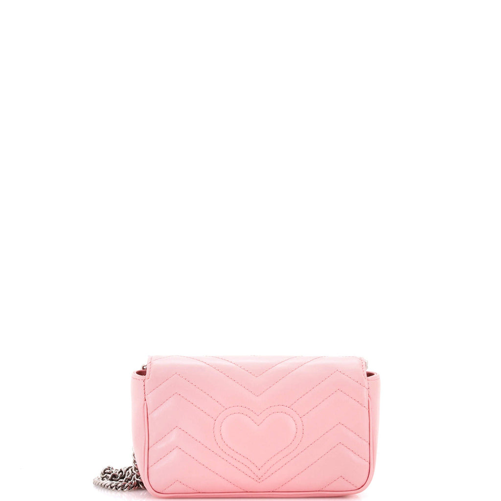 GG Marmont Flap Bag Matelasse Leather Super Mini