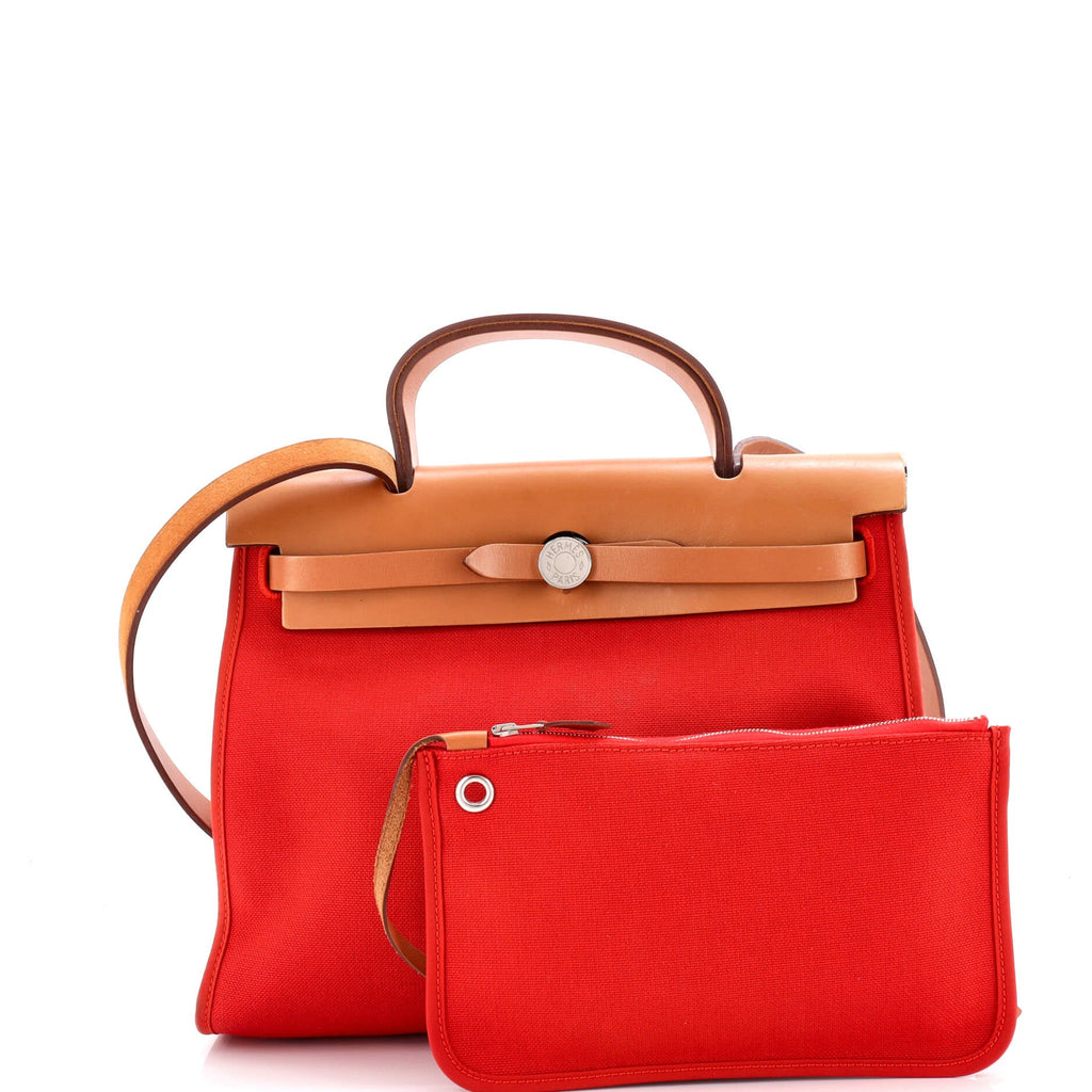 Herbag Zip Leather and Toile 31
