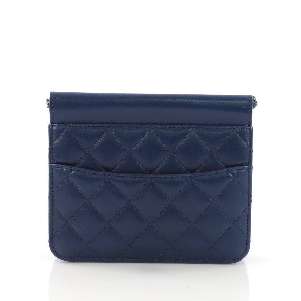 Crossing Times Flap Bag Quilted Lambskin Mini