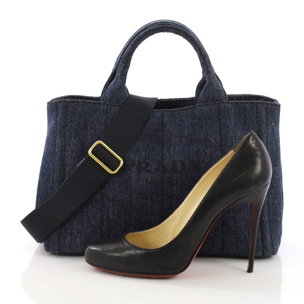 Canapa Convertible Tote Denim Mini