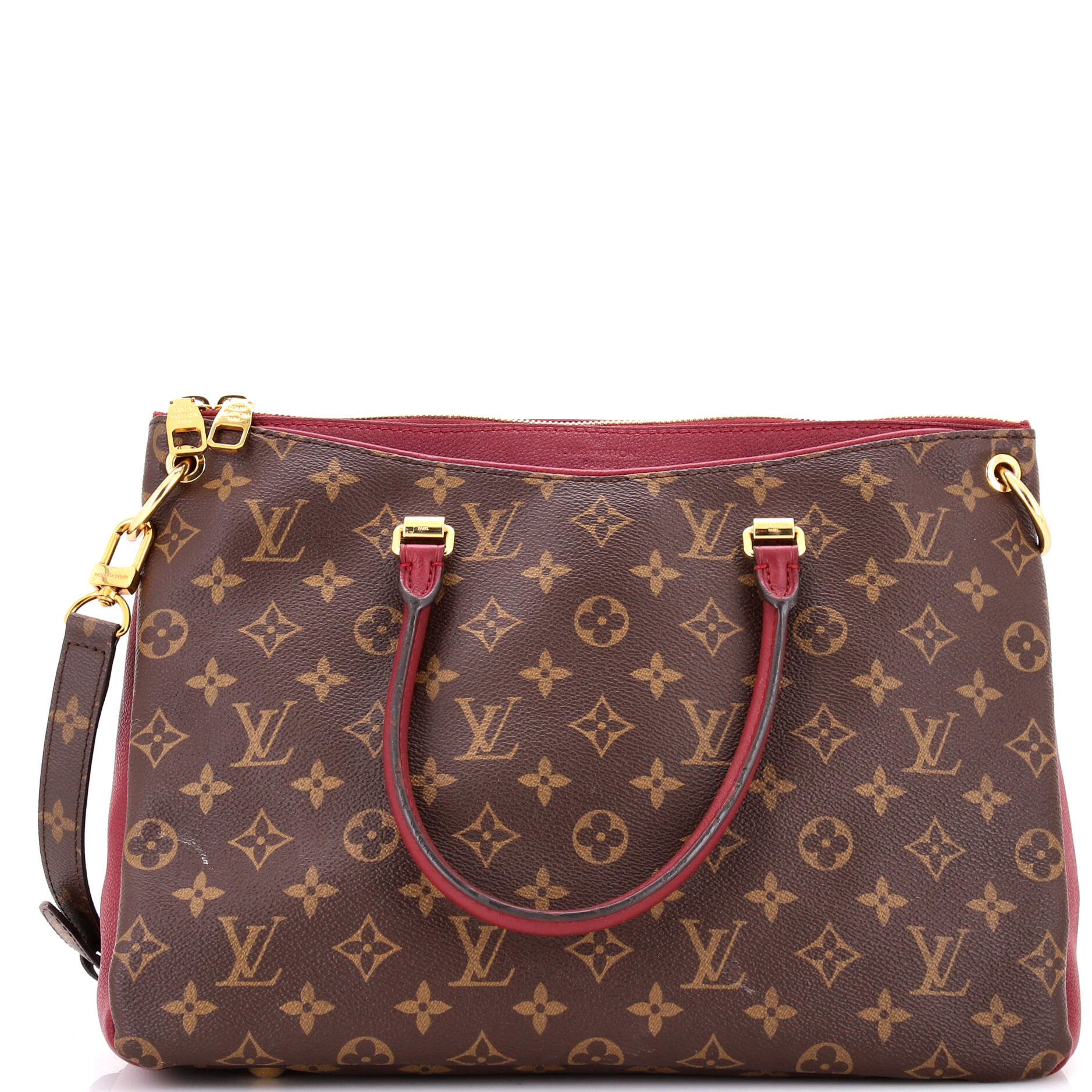 Pallas Tote Monogram Canvas with Leather BB