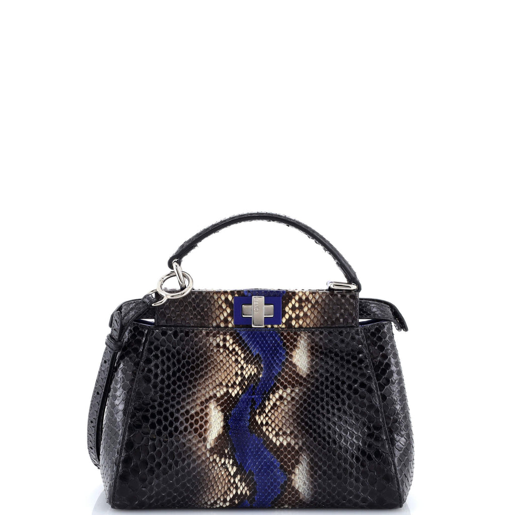 Peekaboo Bag Python Mini