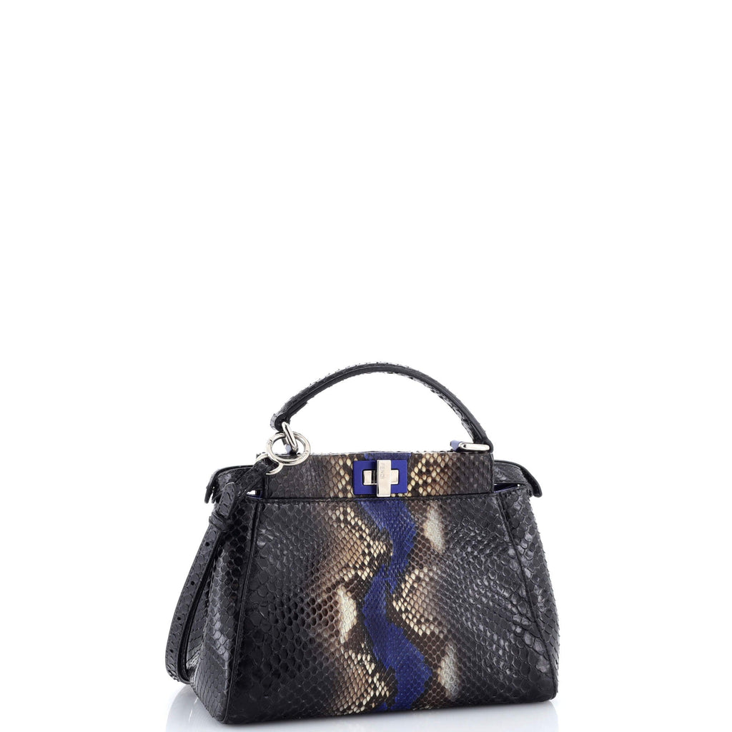 Peekaboo Bag Python Mini