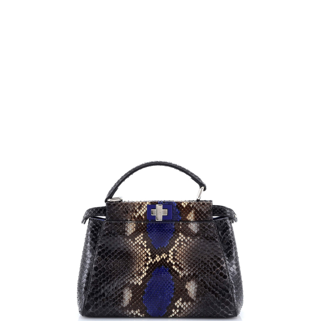 Peekaboo Bag Python Mini