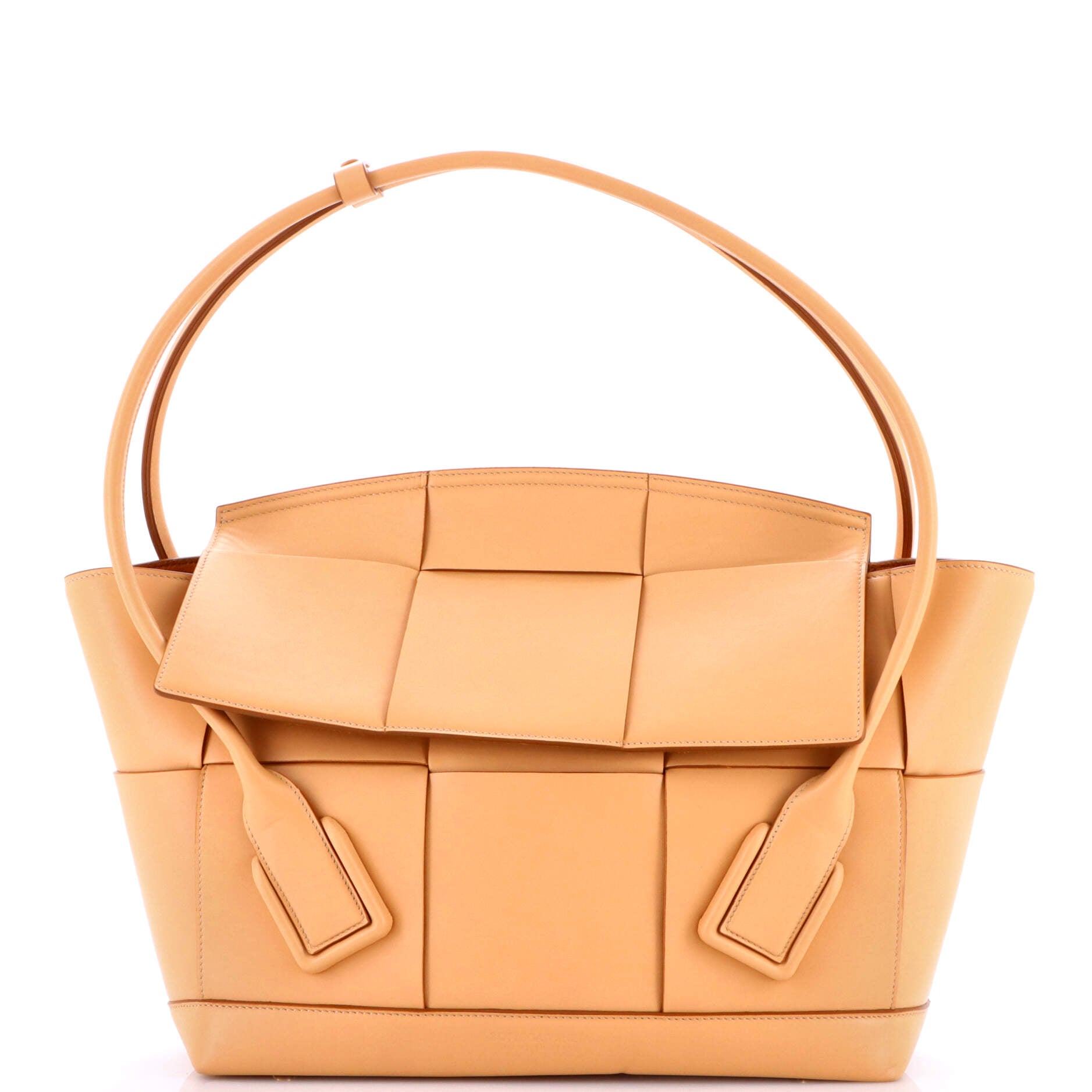 Arco Bag Maxi Intrecciato Leather Medium