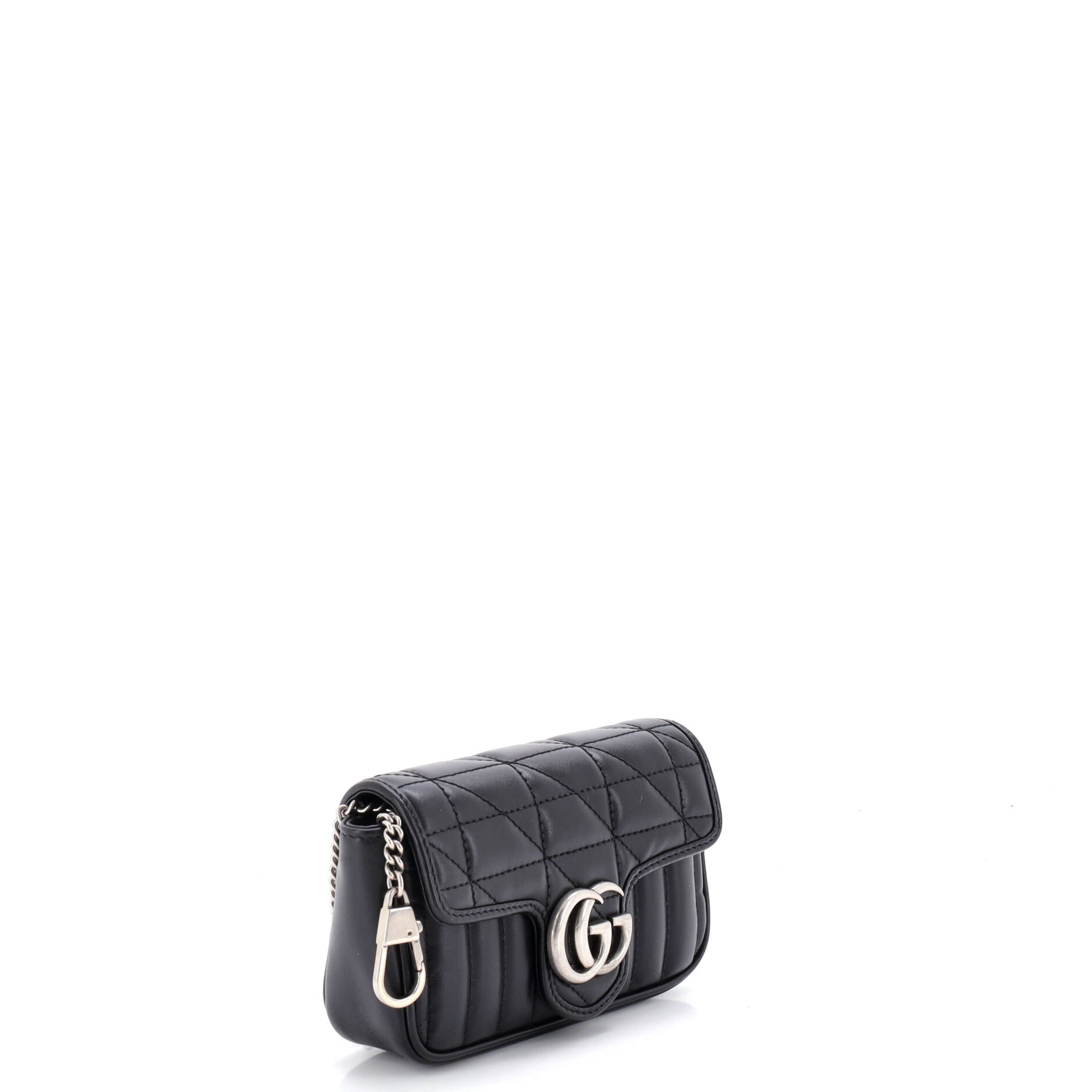 GG Marmont Flap Bag Mixed Matelasse Leather Super Mini