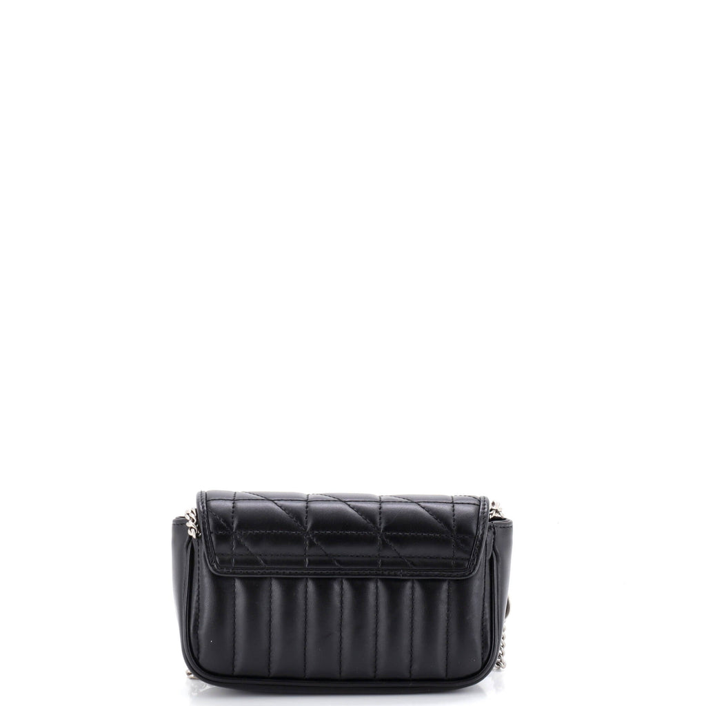 GG Marmont Flap Bag Mixed Matelasse Leather Super Mini