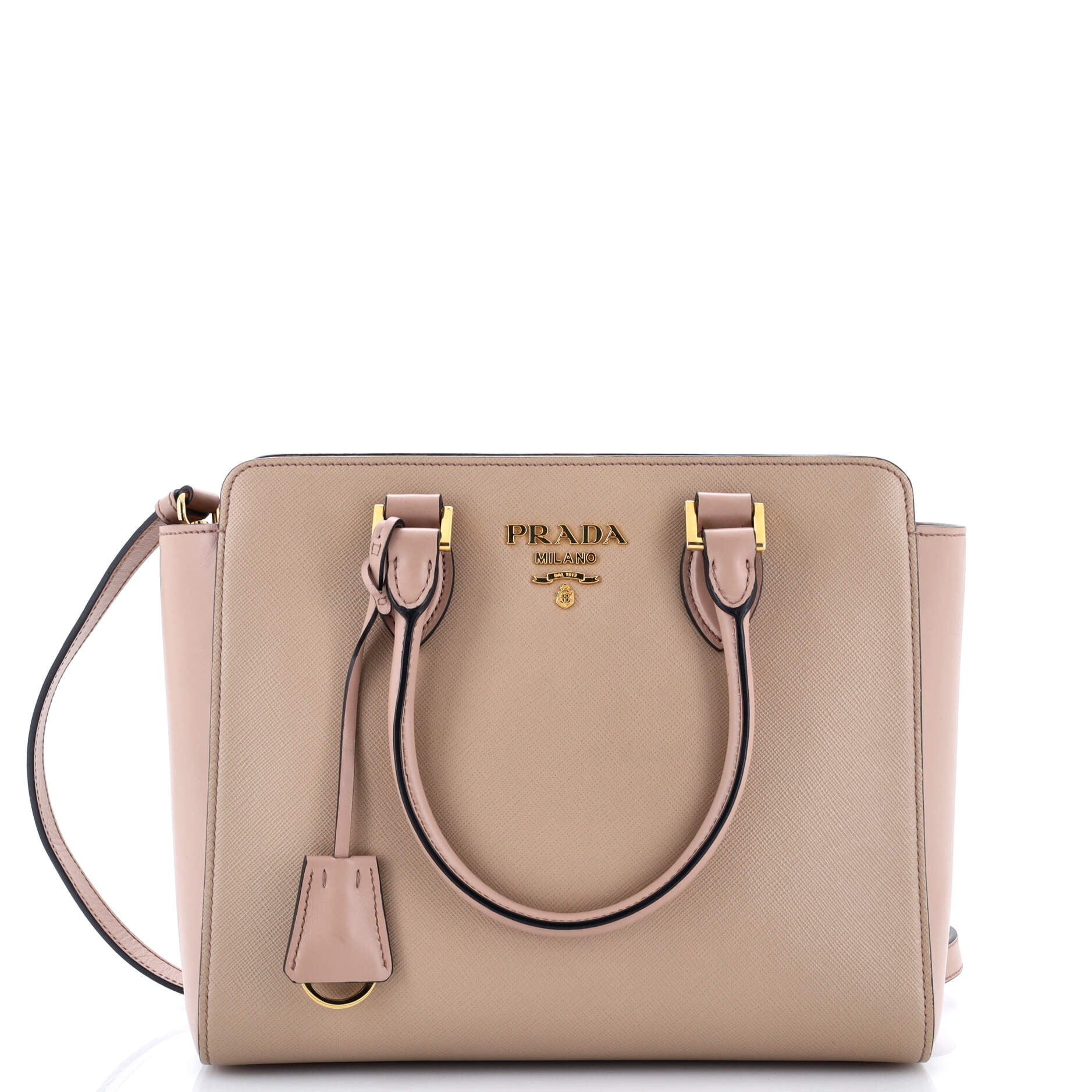 Convertible Tote Saffiano with Soft Calf Medium