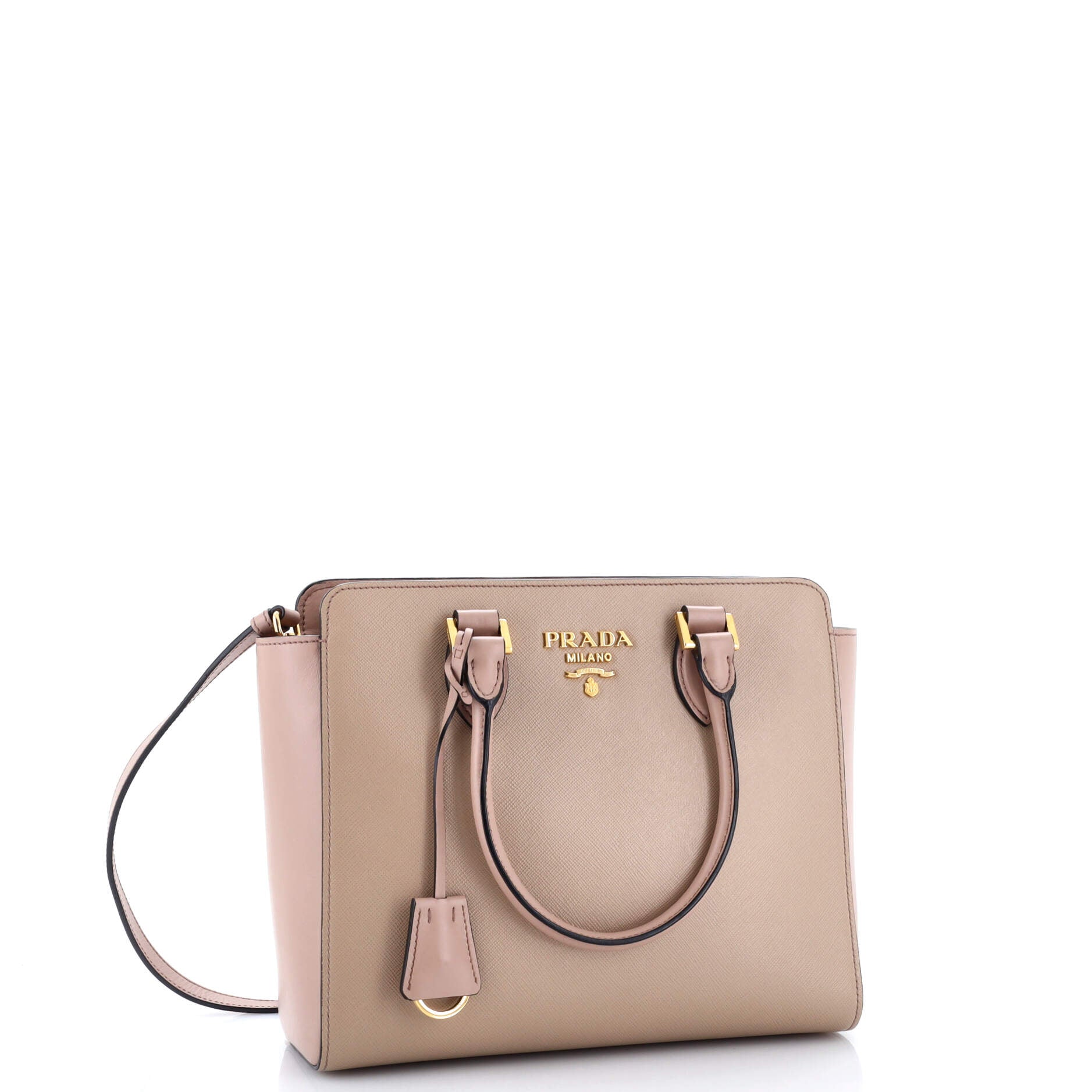 Convertible Tote Saffiano with Soft Calf Medium
