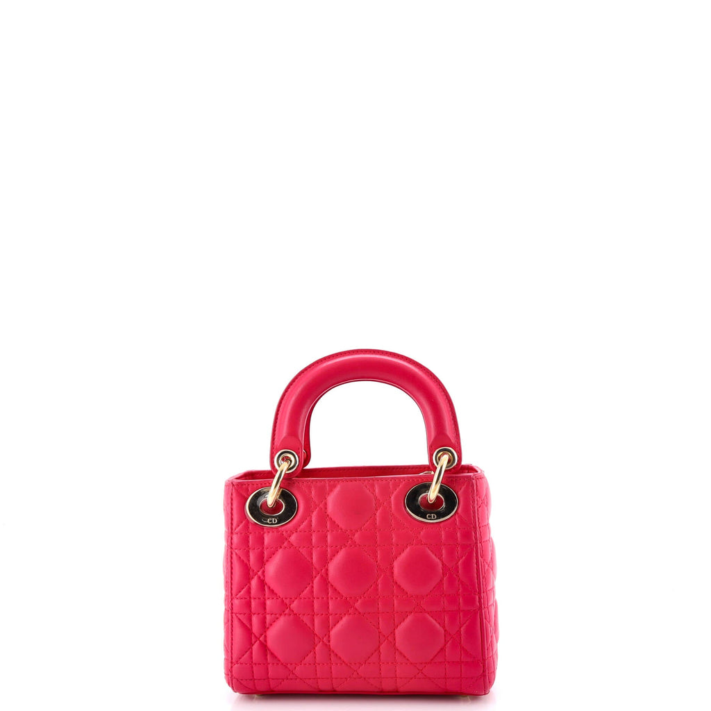 Lady Dior Bag Cannage Quilt Lambskin Mini