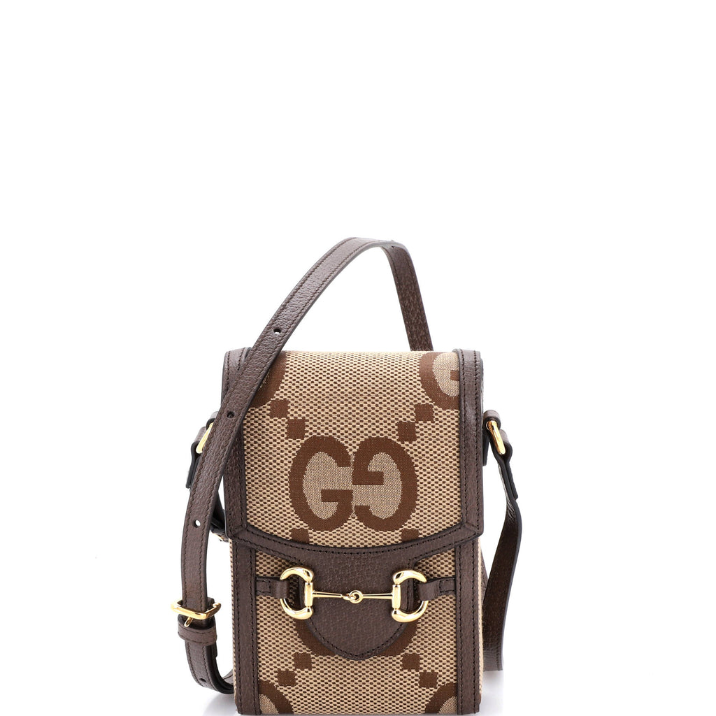 Horsebit 1955 Crossbody Bag Jumbo GG Canvas Mini