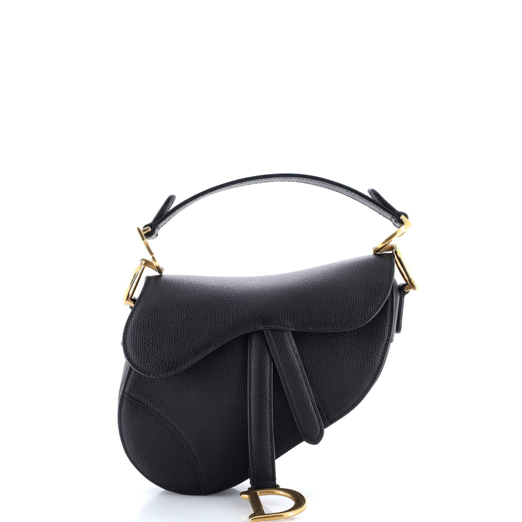 Saddle Handbag Leather Mini