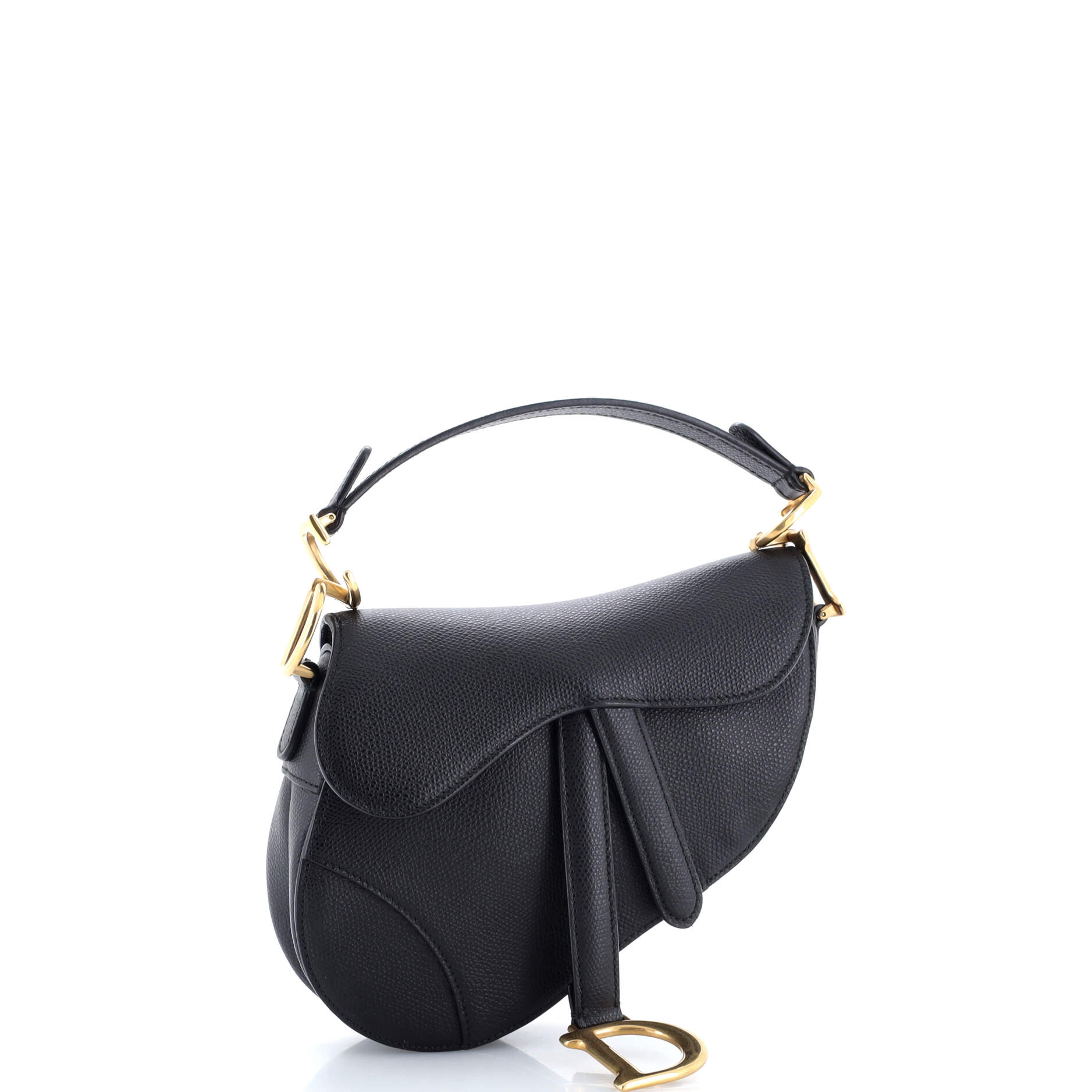 Saddle Handbag Leather Mini