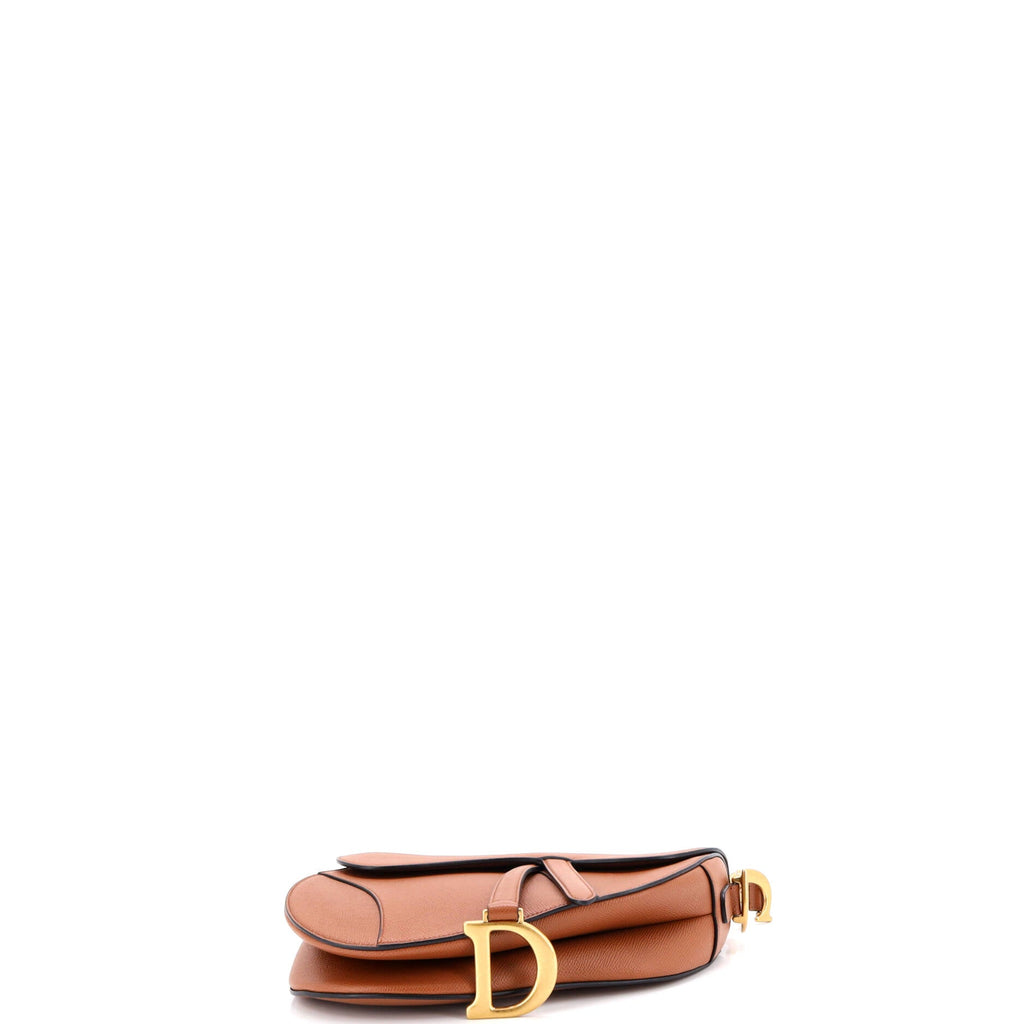 Saddle Handbag Leather Medium