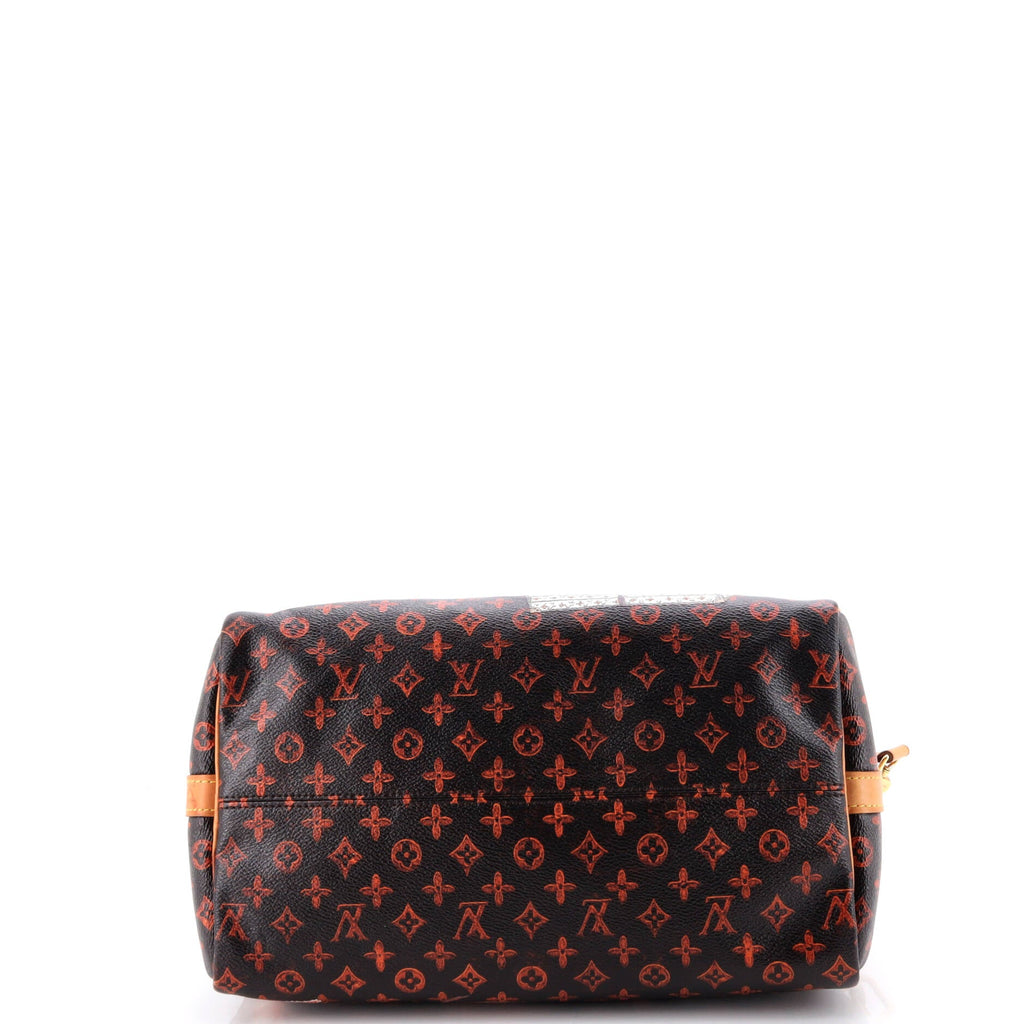 Speedy Bandouliere Bag Limited Edition Grace Coddington Catogram Canvas 30