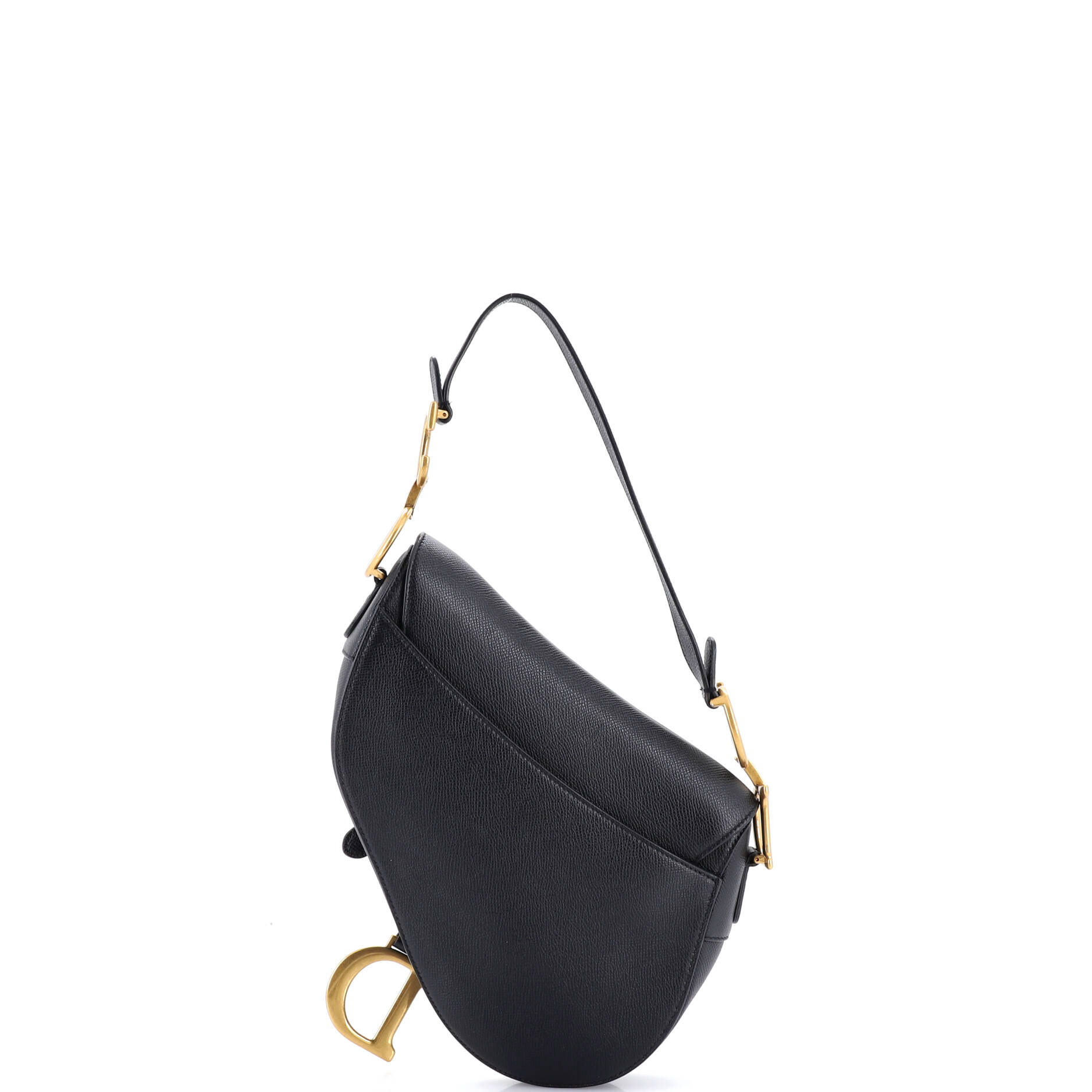 Saddle Handbag Leather Medium
