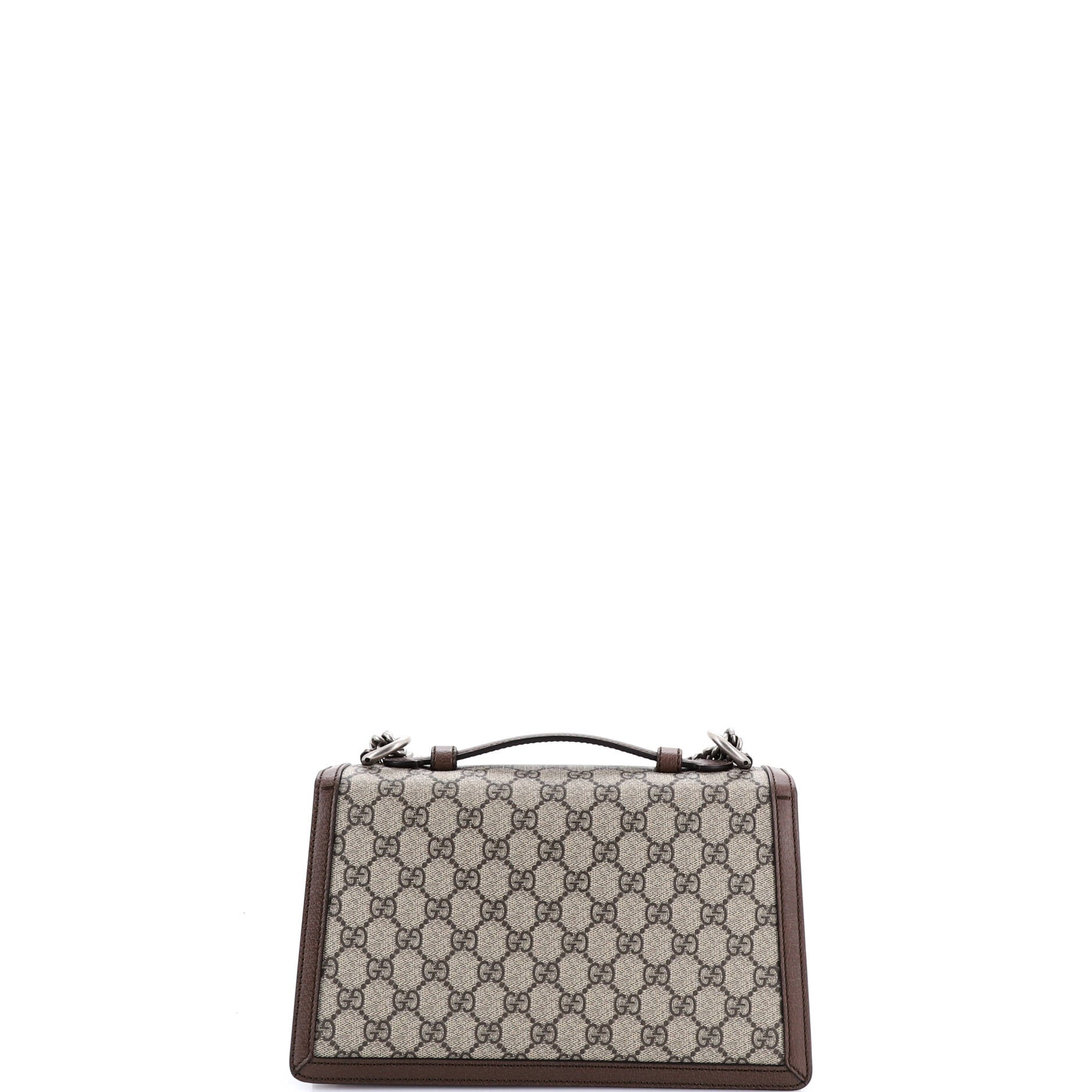 Dionysus Top Handle Chain Bag GG Coated Canvas Small