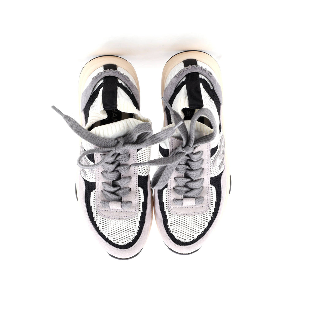 Women's CC Low-Top Sneakers Suede and Mesh
