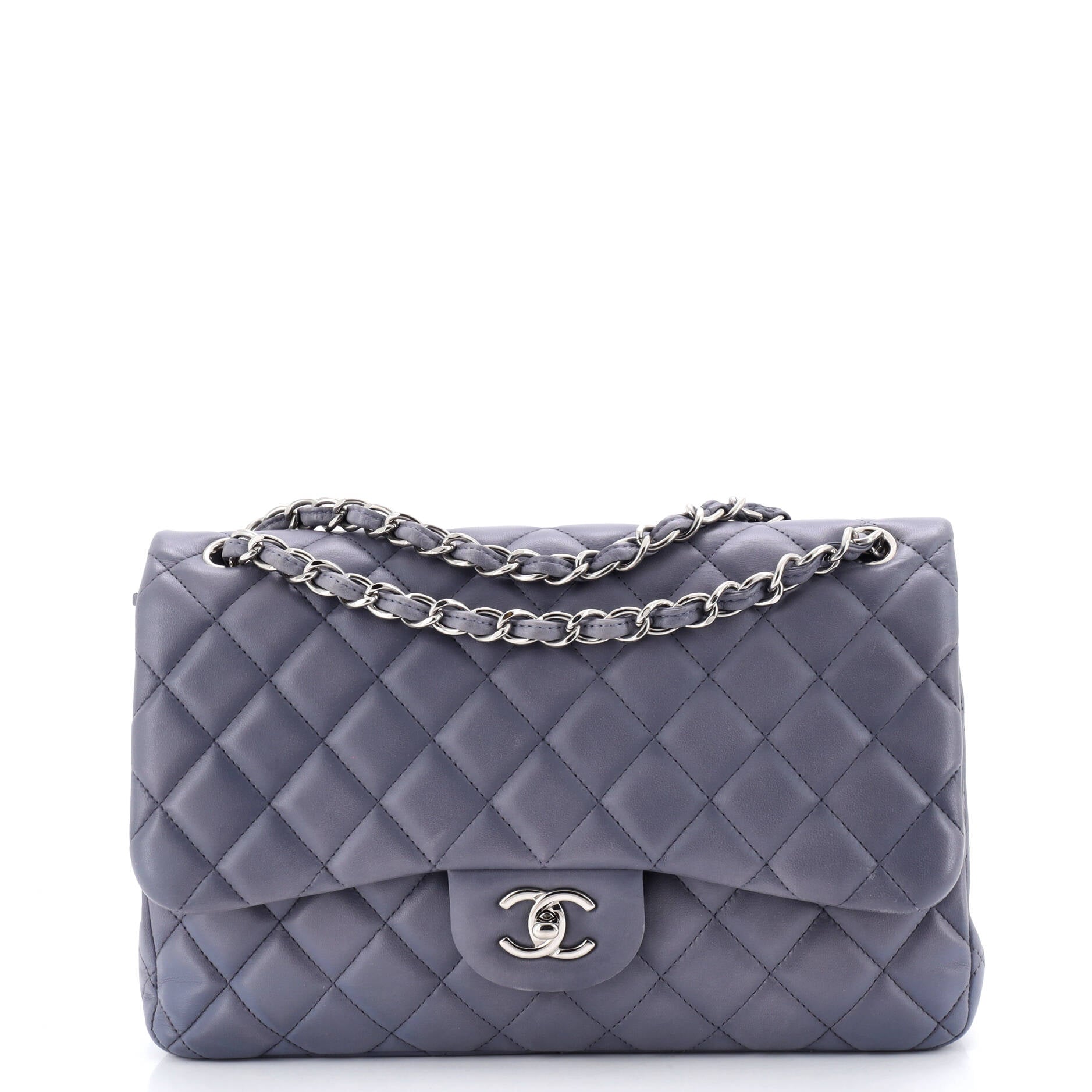 Classic Double Flap Bag Quilted Lambskin Jumbo