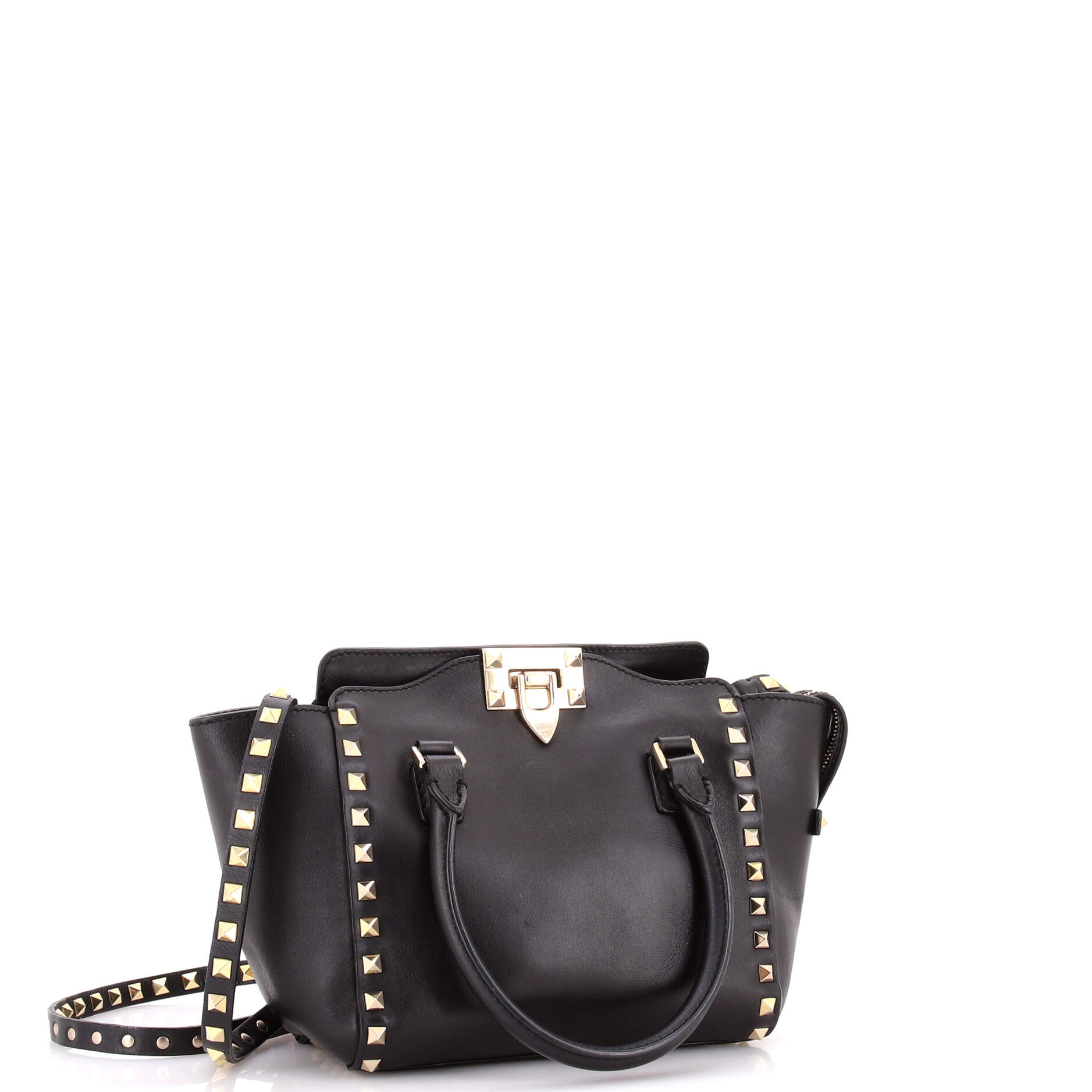 Rockstud Tote Rigid Leather Mini