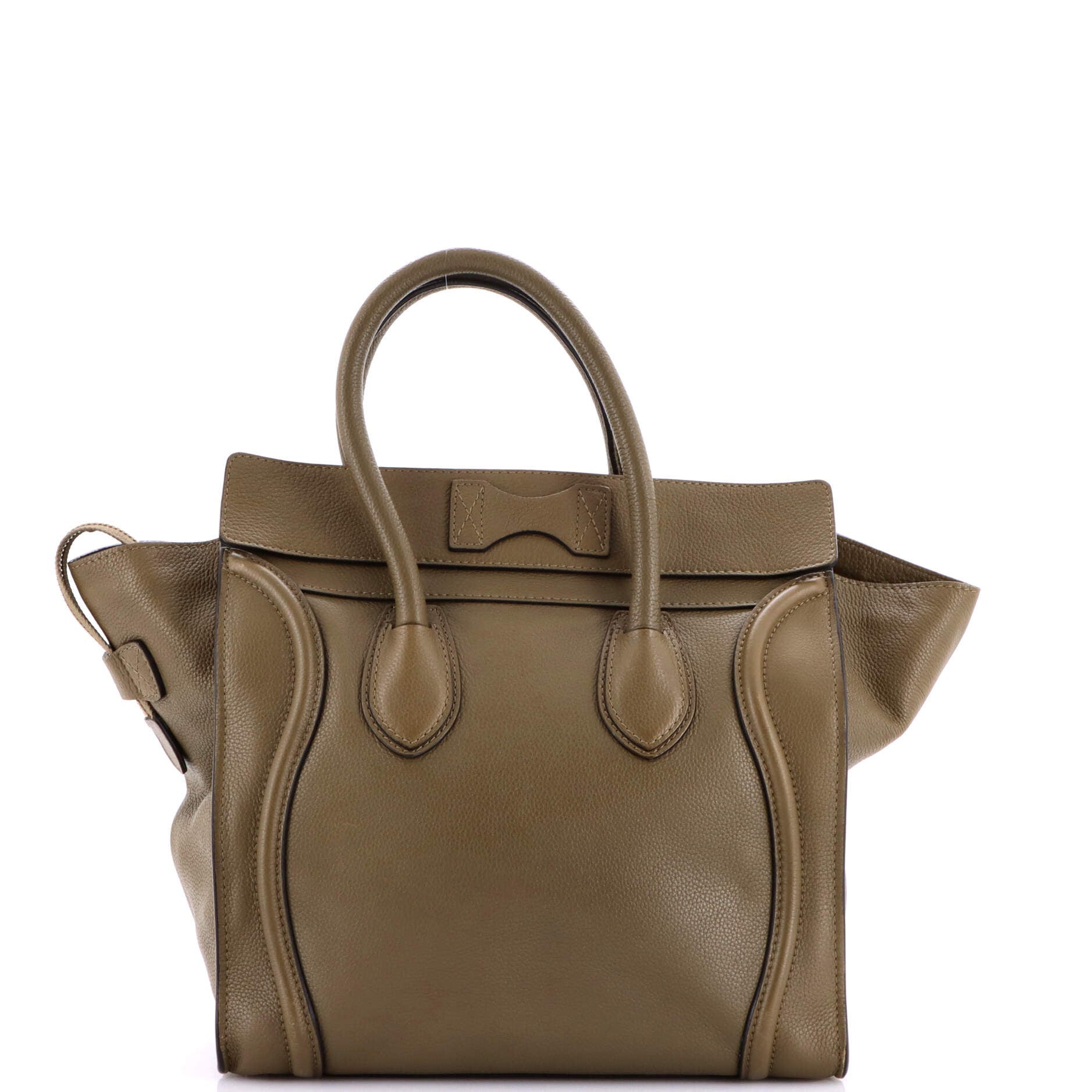 Luggage Bag Grainy Leather Mini