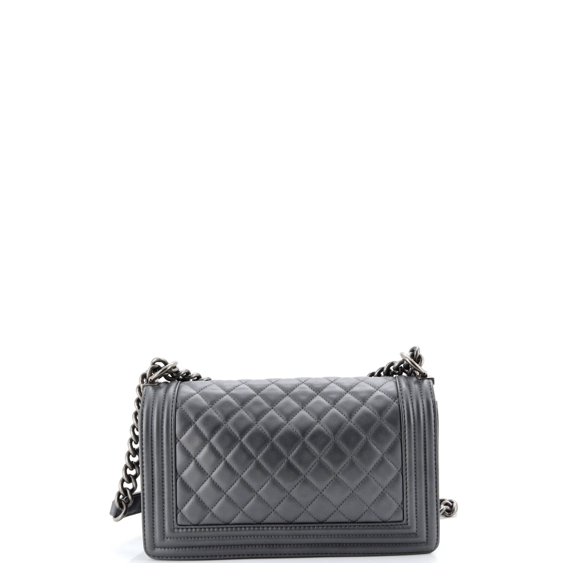 Boy Flap Bag Quilted Lambskin Old Medium