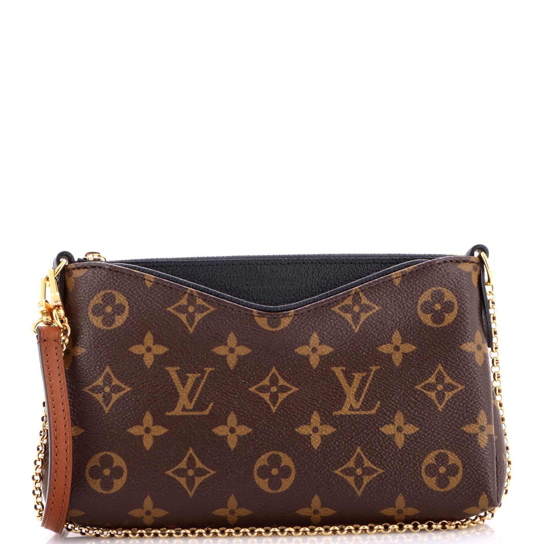 Pallas Clutch Monogram Canvas with Leather