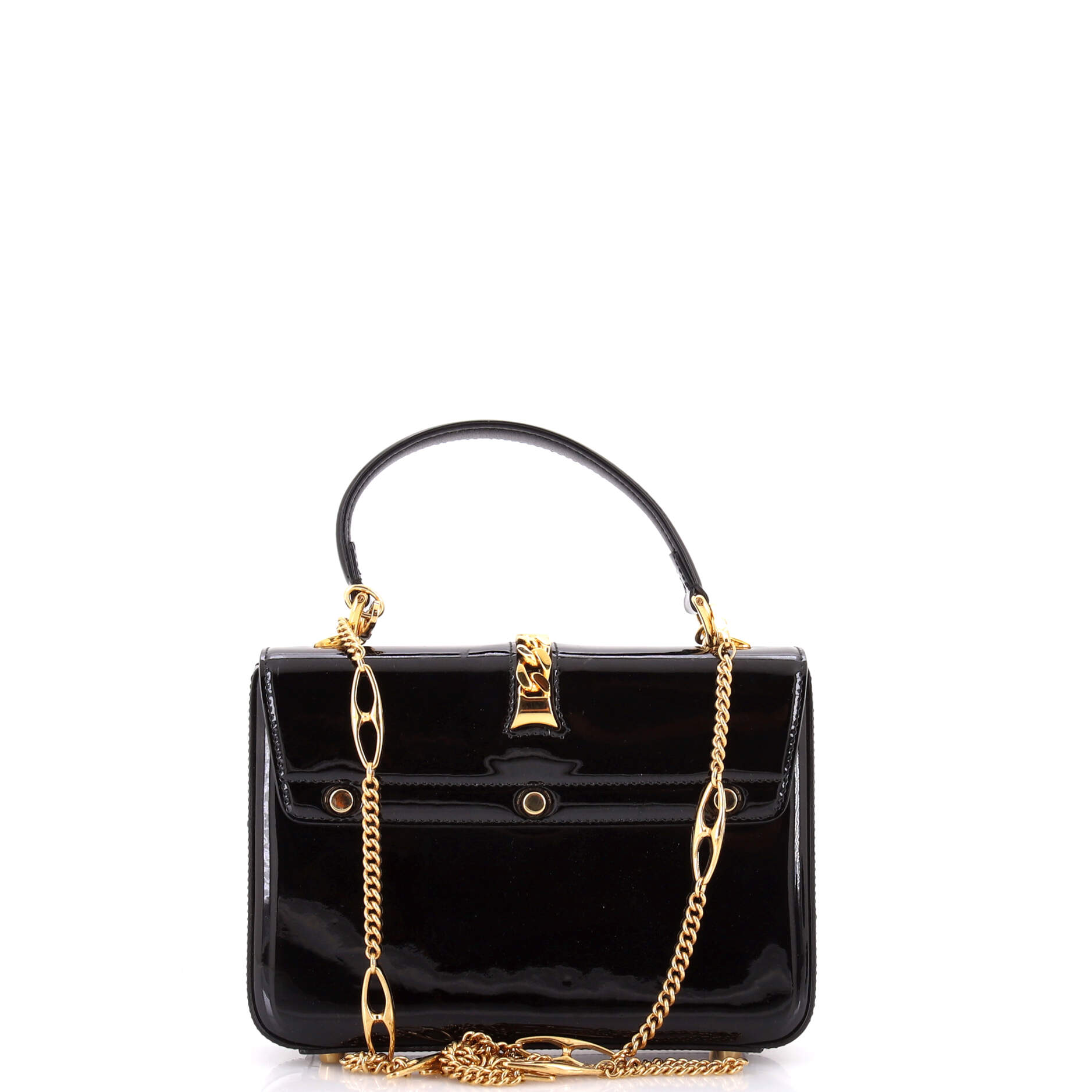 Sylvie 1969 Top Handle Bag Patent Mini