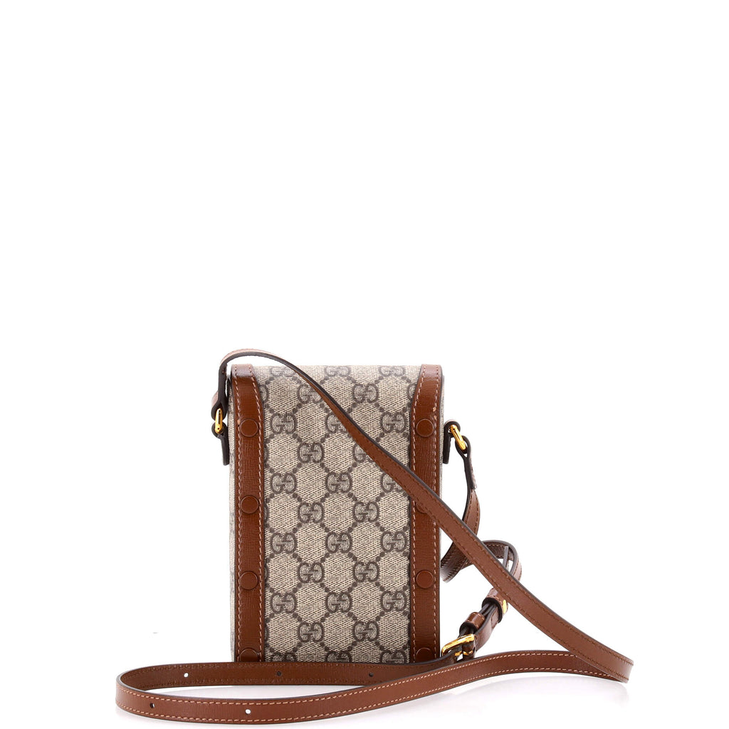 Horsebit 1955 Crossbody Bag GG Coated Canvas with Leather Mini