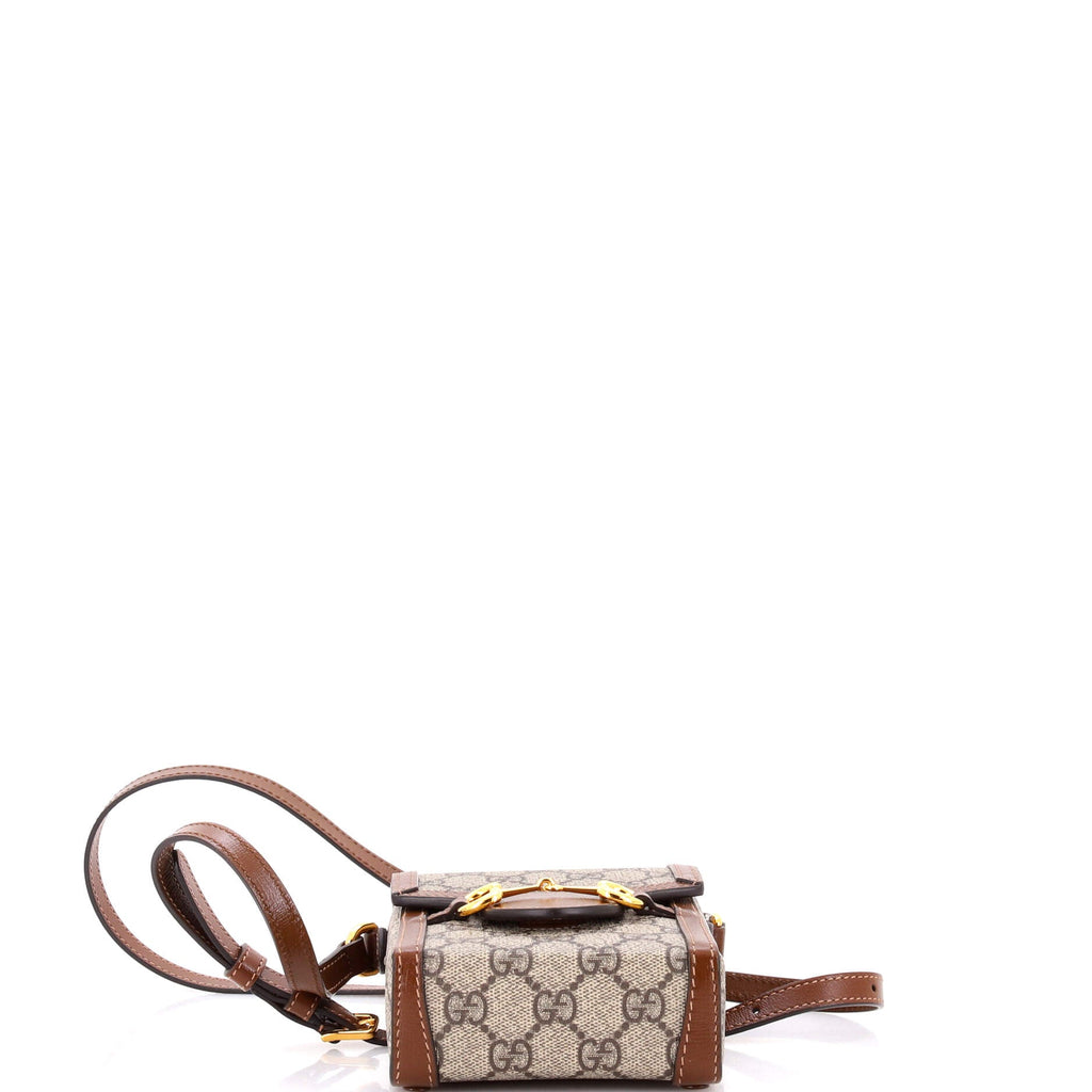 Horsebit 1955 Crossbody Bag GG Coated Canvas with Leather Mini