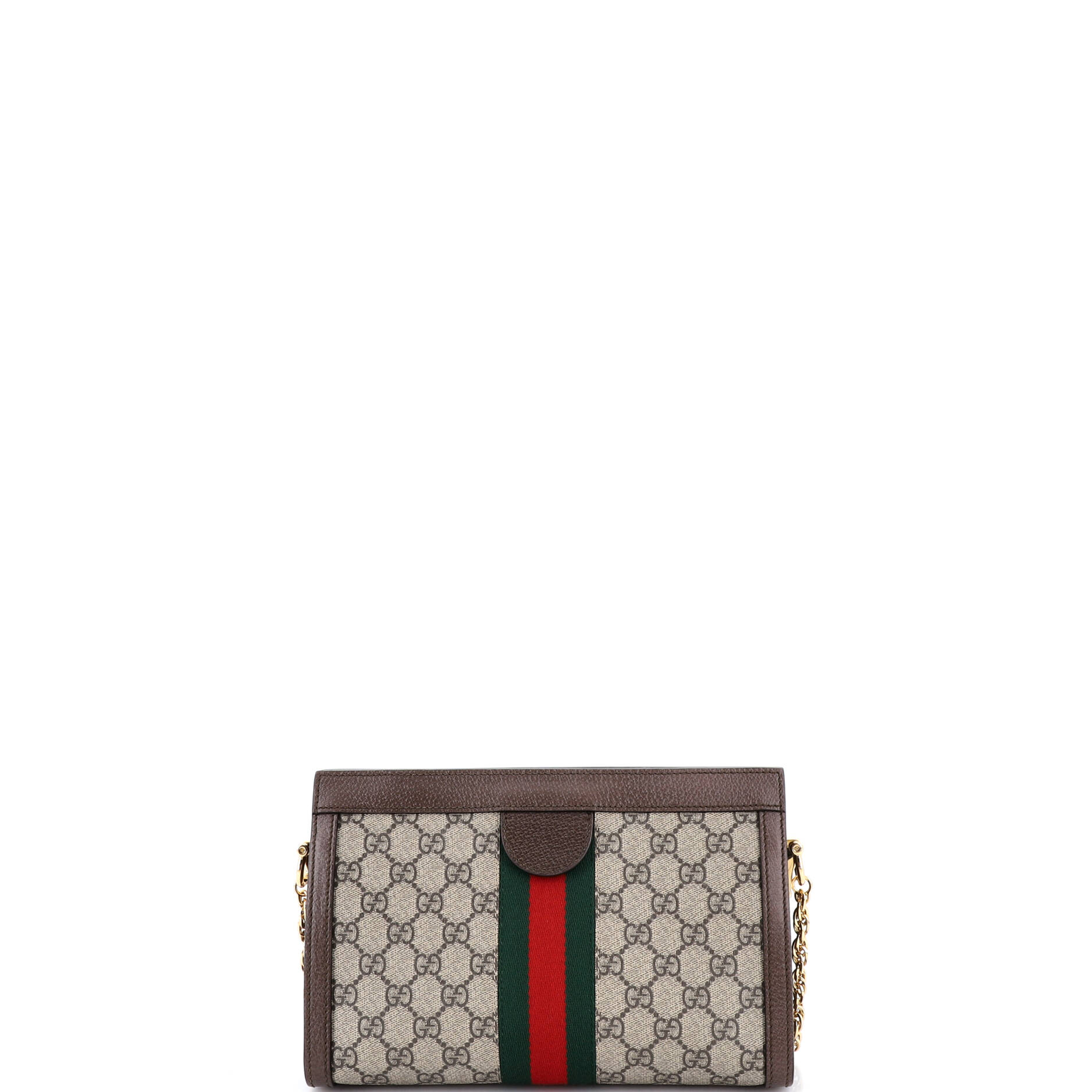 Ophidia Chain Shoulder Bag GG Coated Canvas Small
