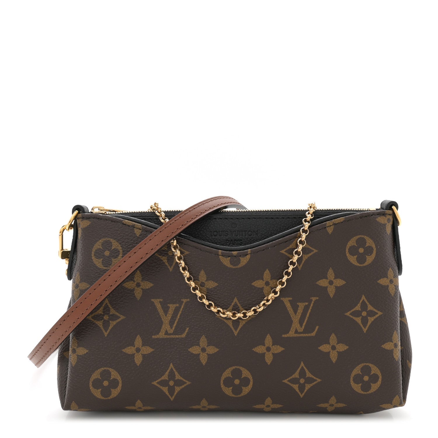 Monogram Pallas Clutch Black