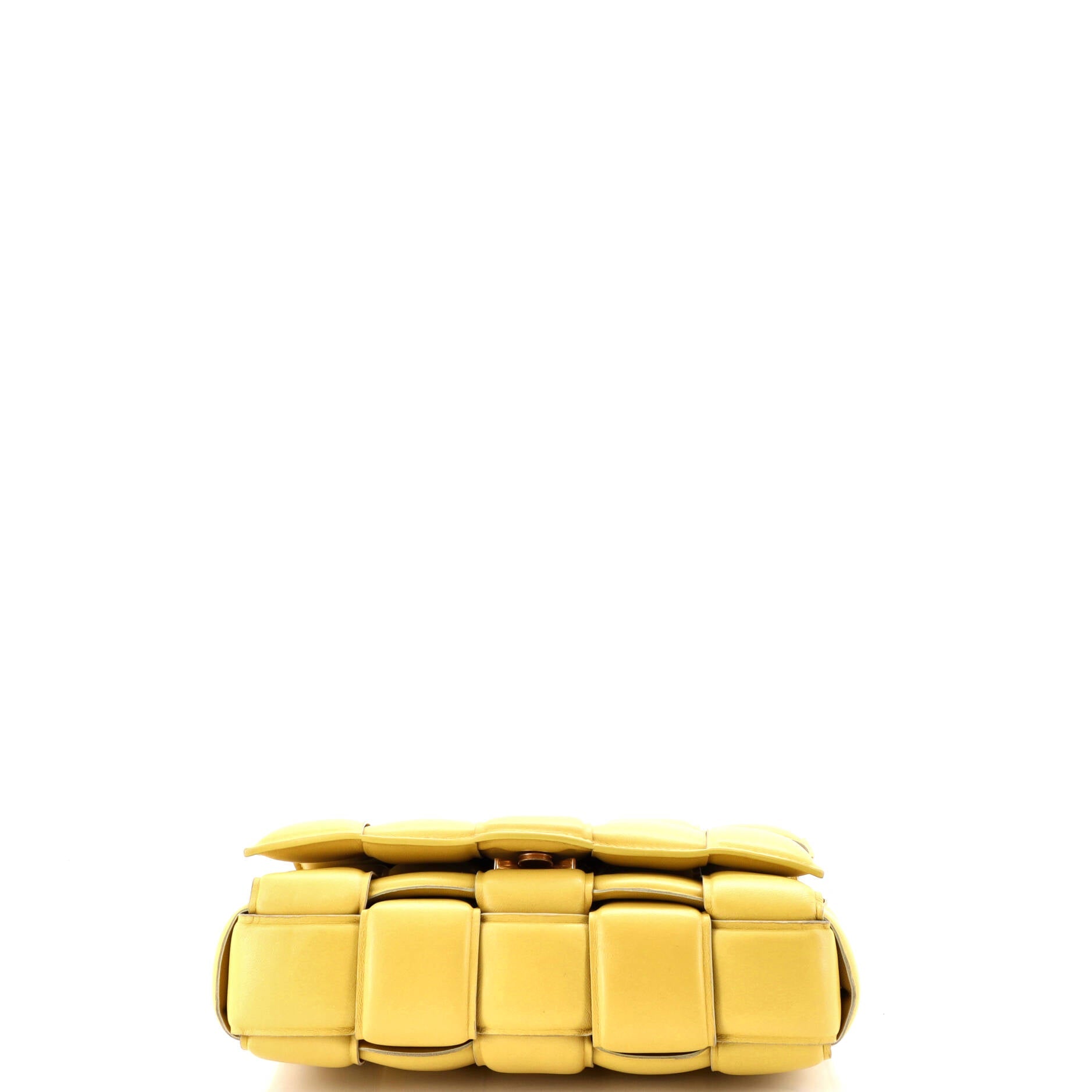 Cassette Chain Crossbody Bag Padded Maxi Intrecciato Leather