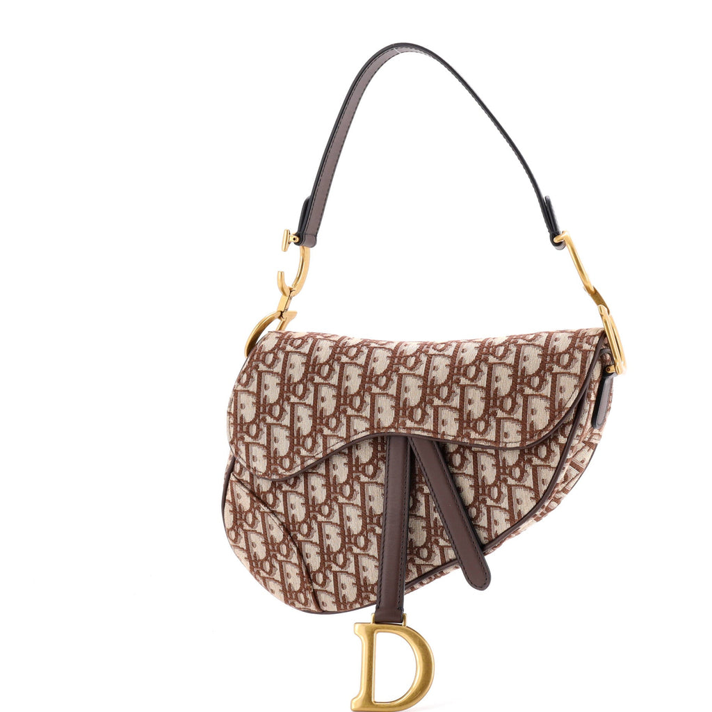 Saddle Handbag Oblique Canvas Medium